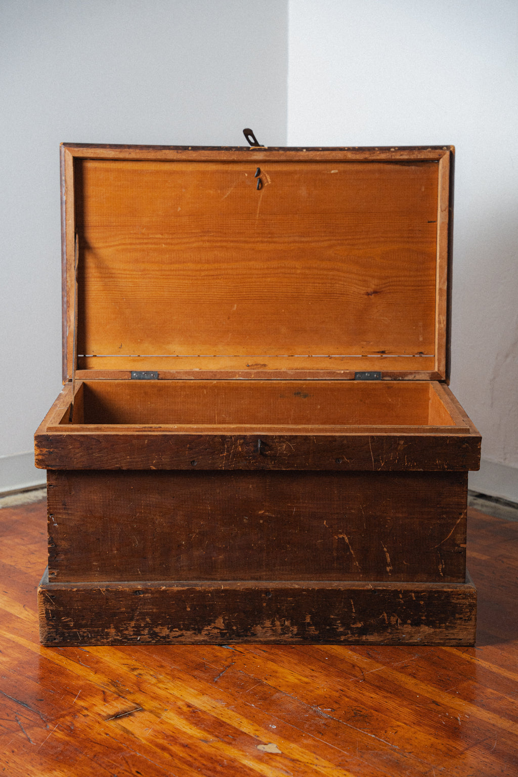Antique Spanish Walnut & Pine Chest