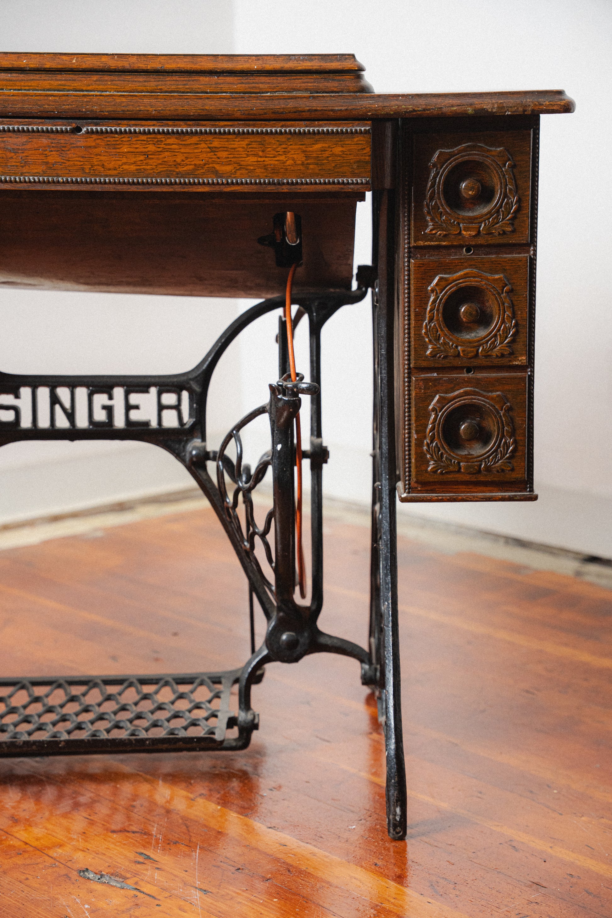 Antique Singer Sewing Station