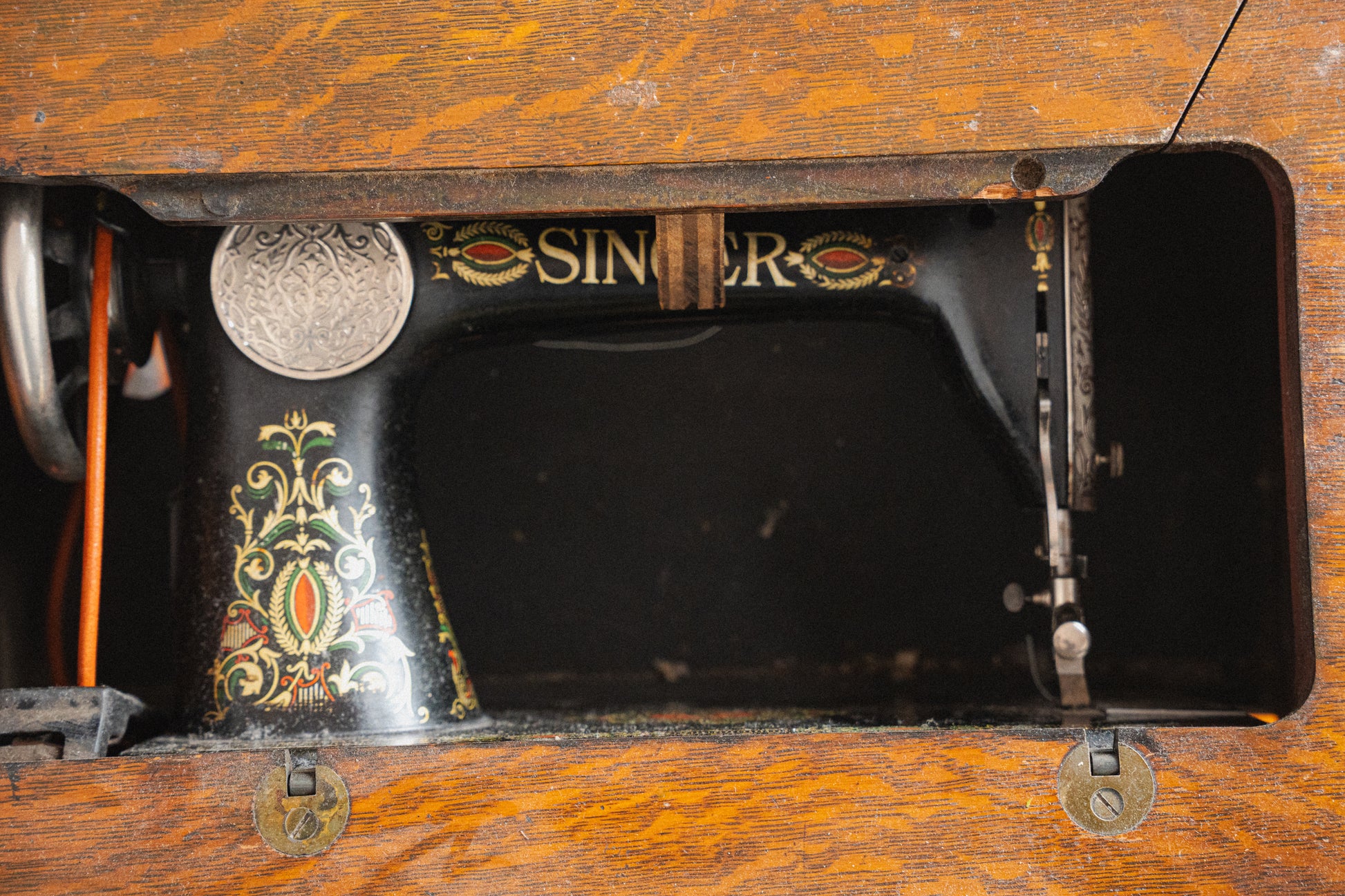 Antique Singer Sewing Station