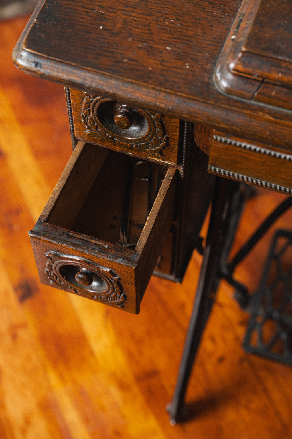 Antique Singer Sewing Station