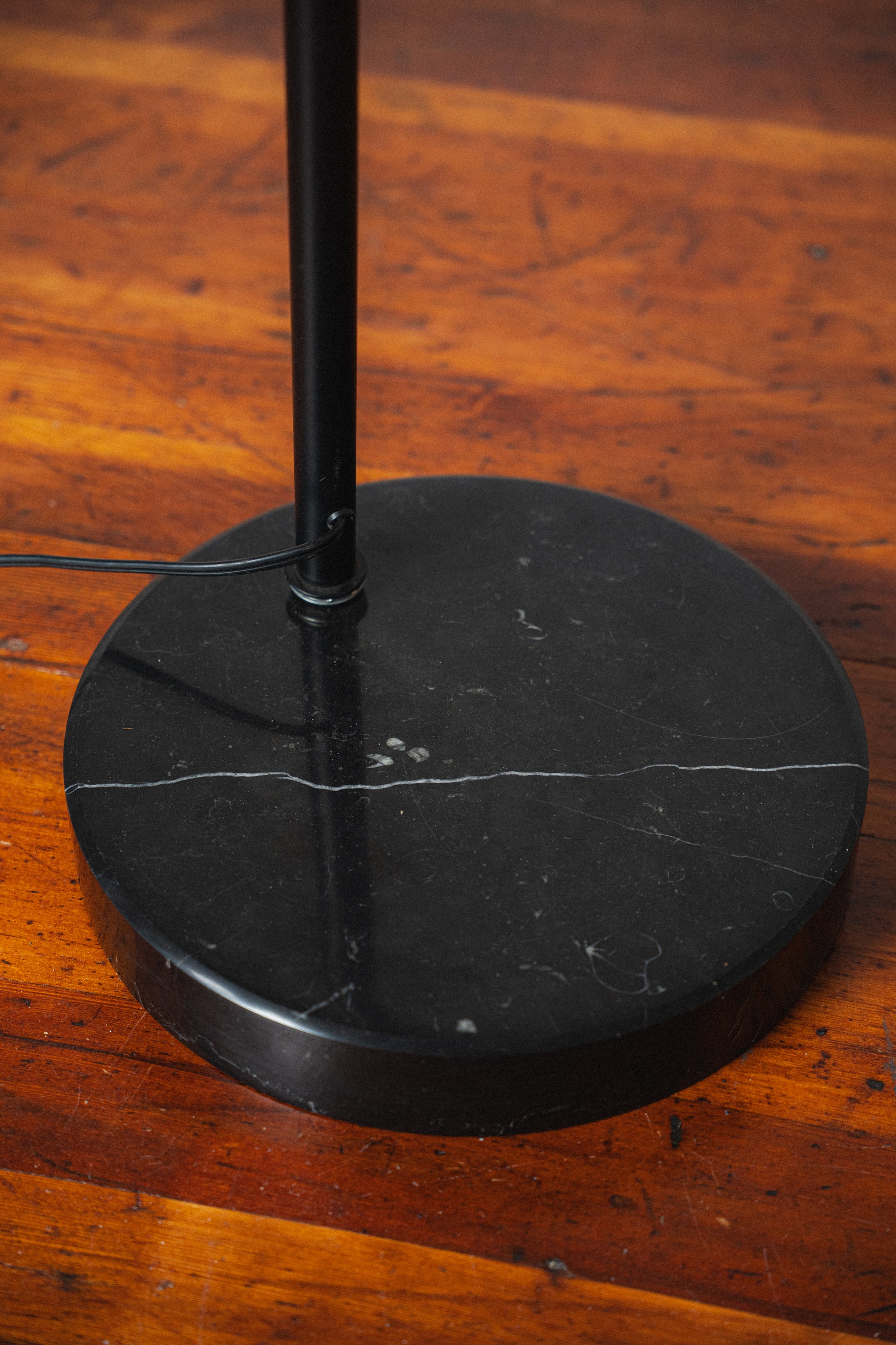 Copper & Marble-Base Arc Lamp