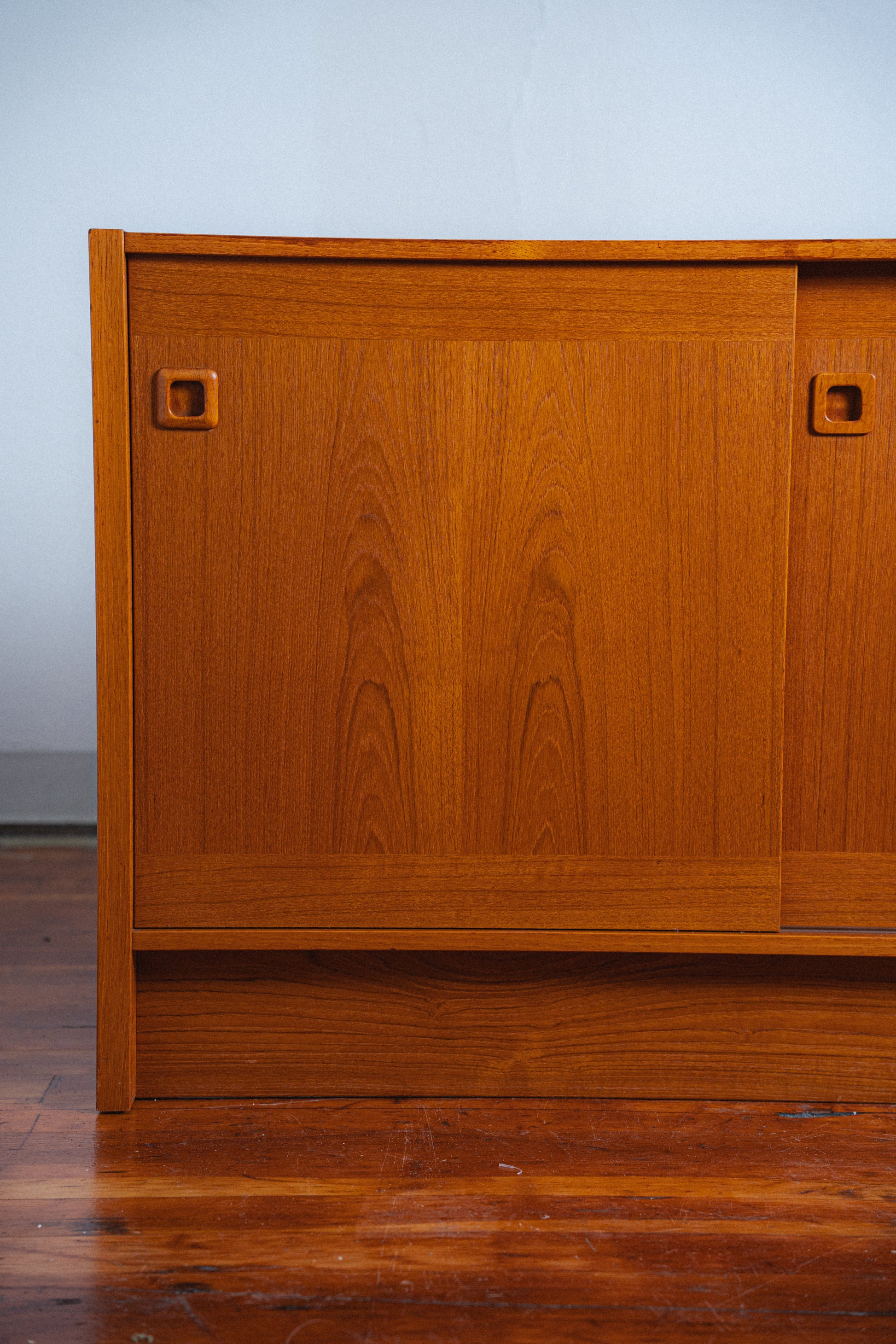 Danish Teak 3-Door Credenza