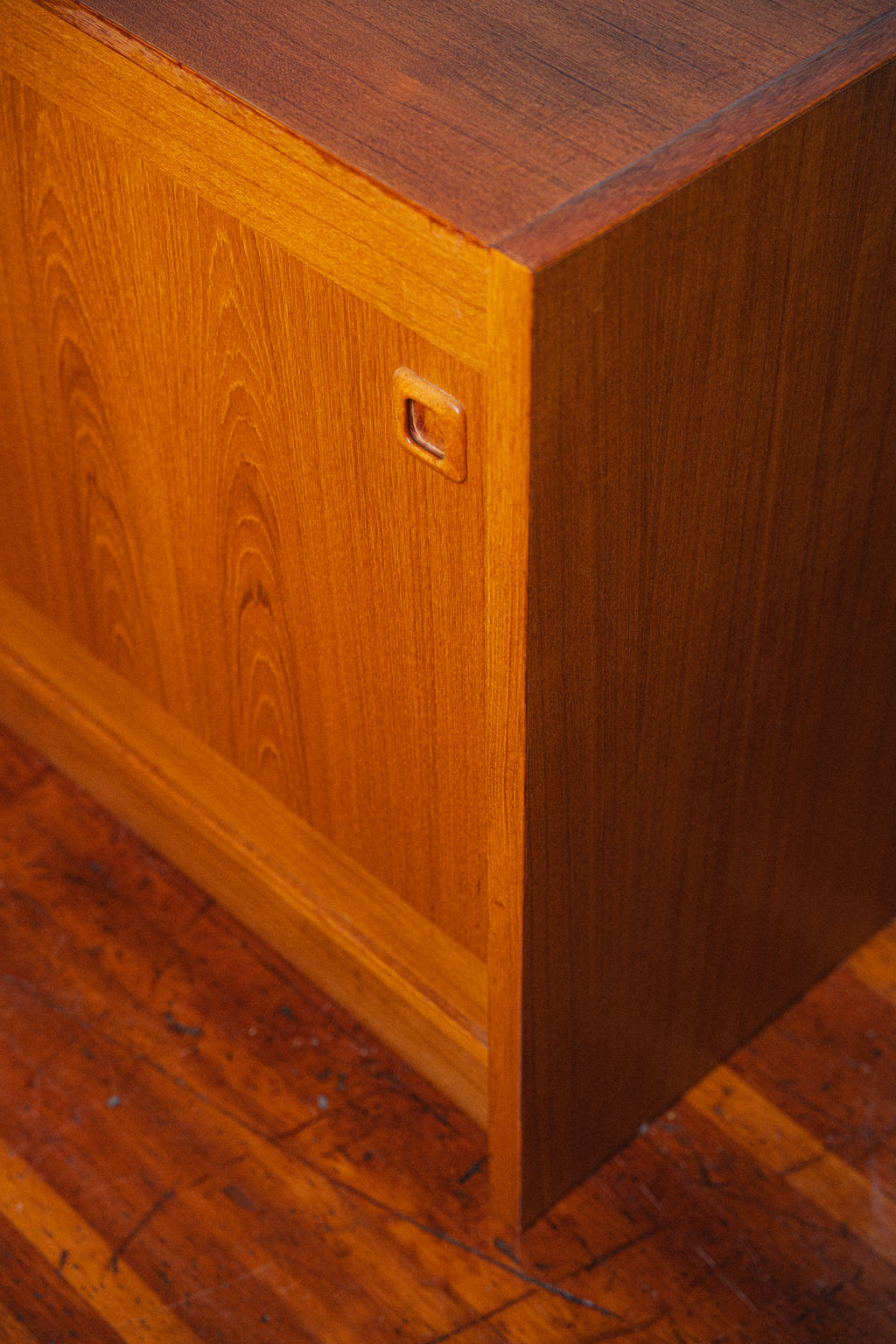 Danish Teak 3-Door Credenza