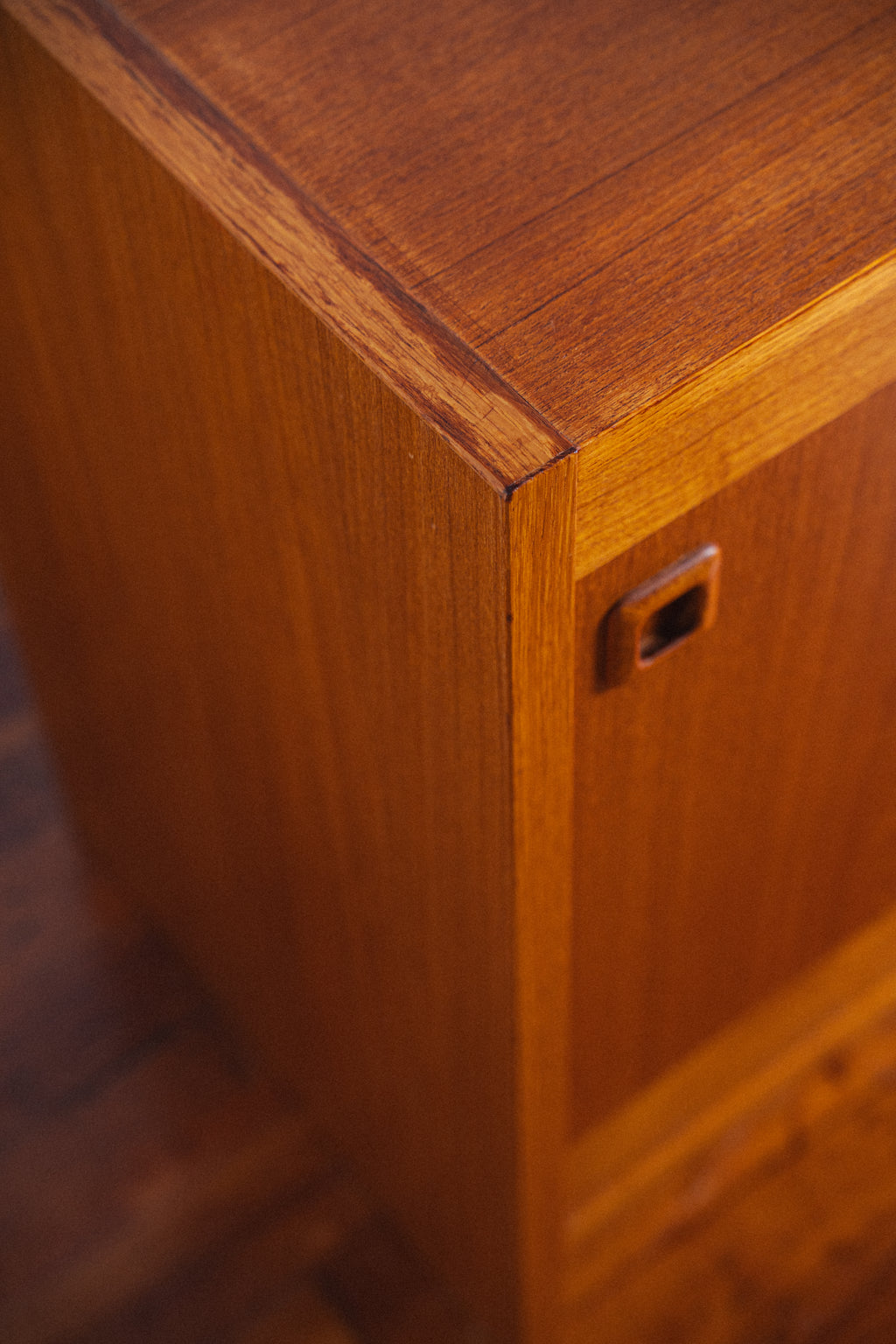 Danish Teak 3-Door Credenza