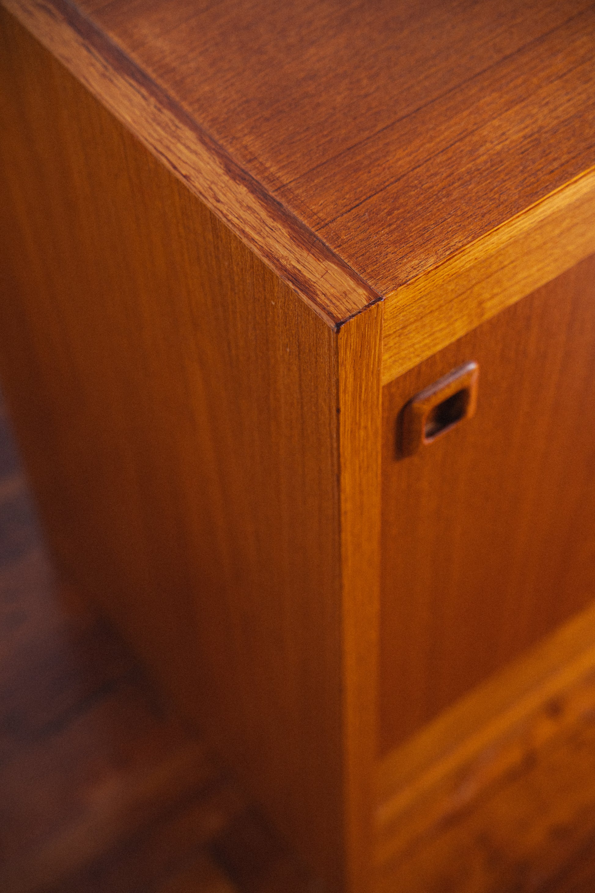 Danish Teak 3-Door Credenza