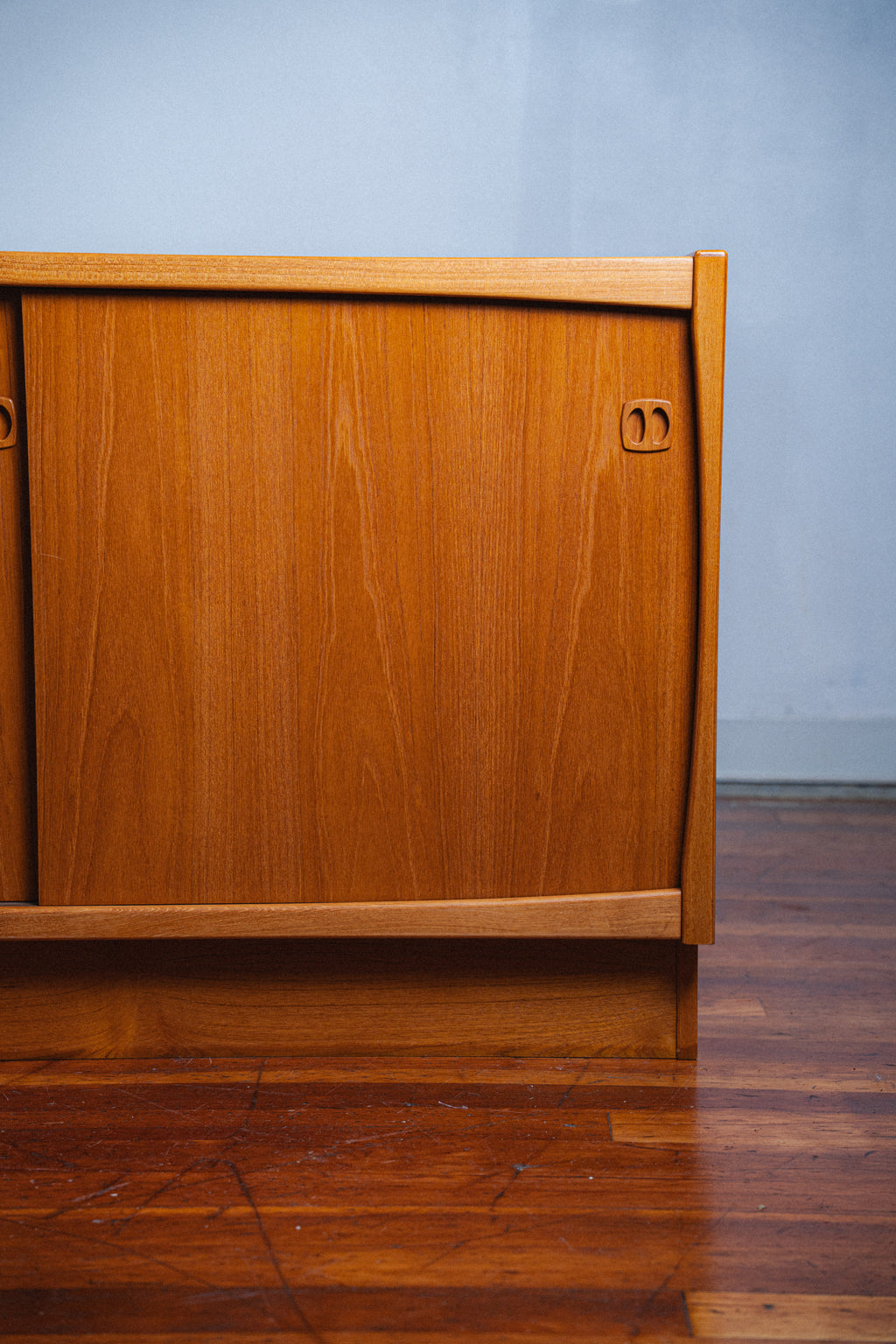 Danish Teak 3-Door Credenza