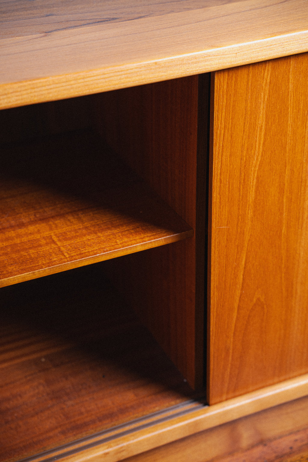 Danish Teak 3-Door Credenza