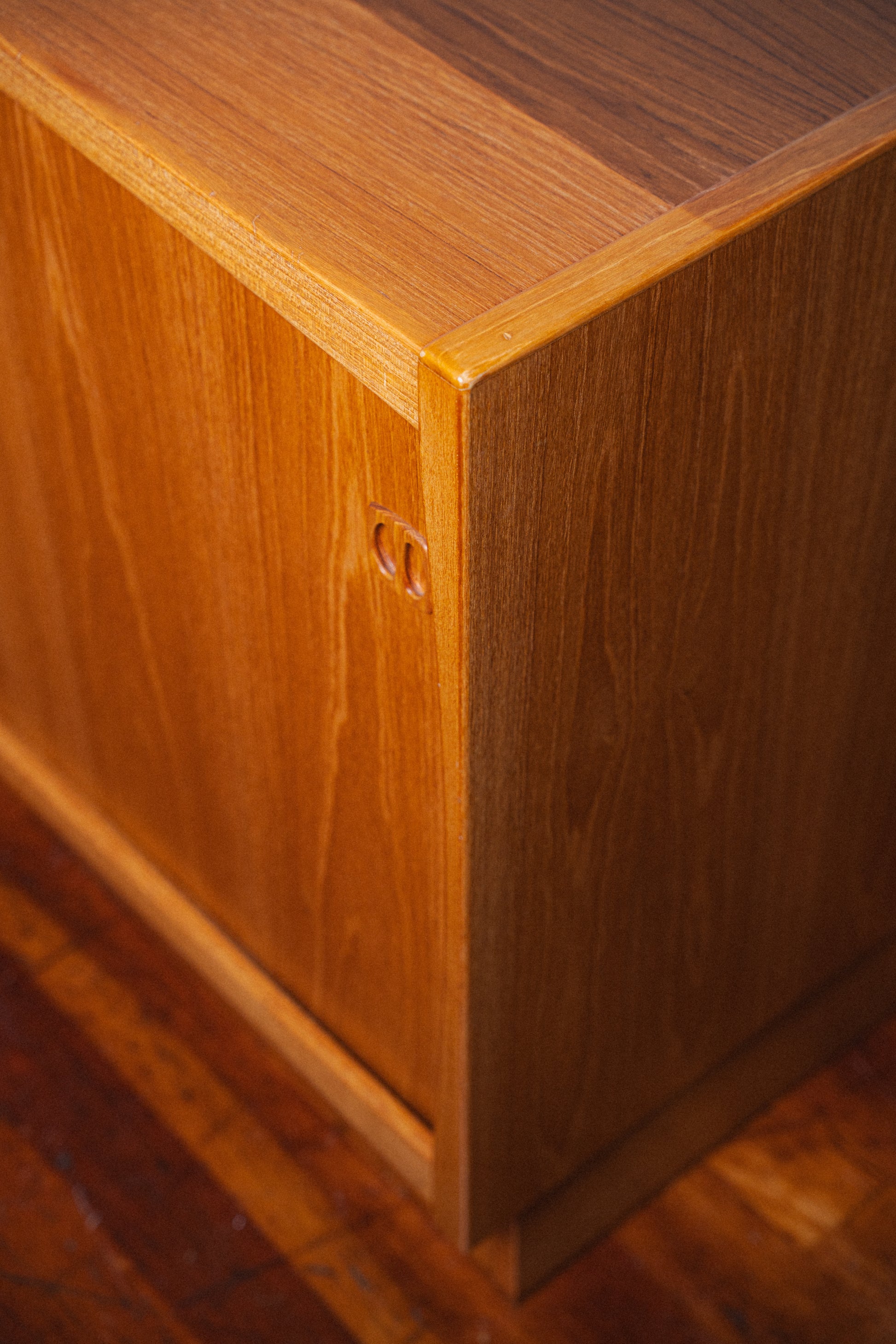 Danish Teak 3-Door Credenza
