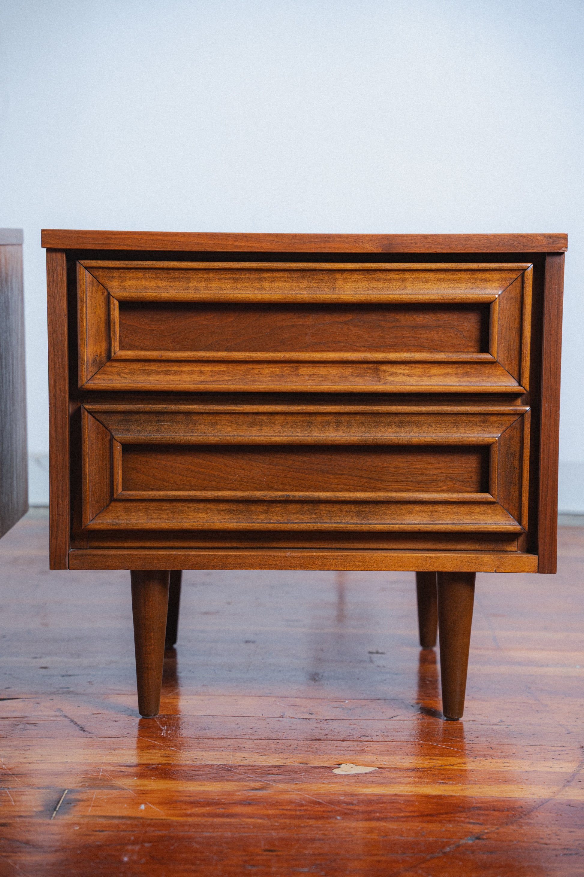 Restored American Walnut Nightstands (Pair)