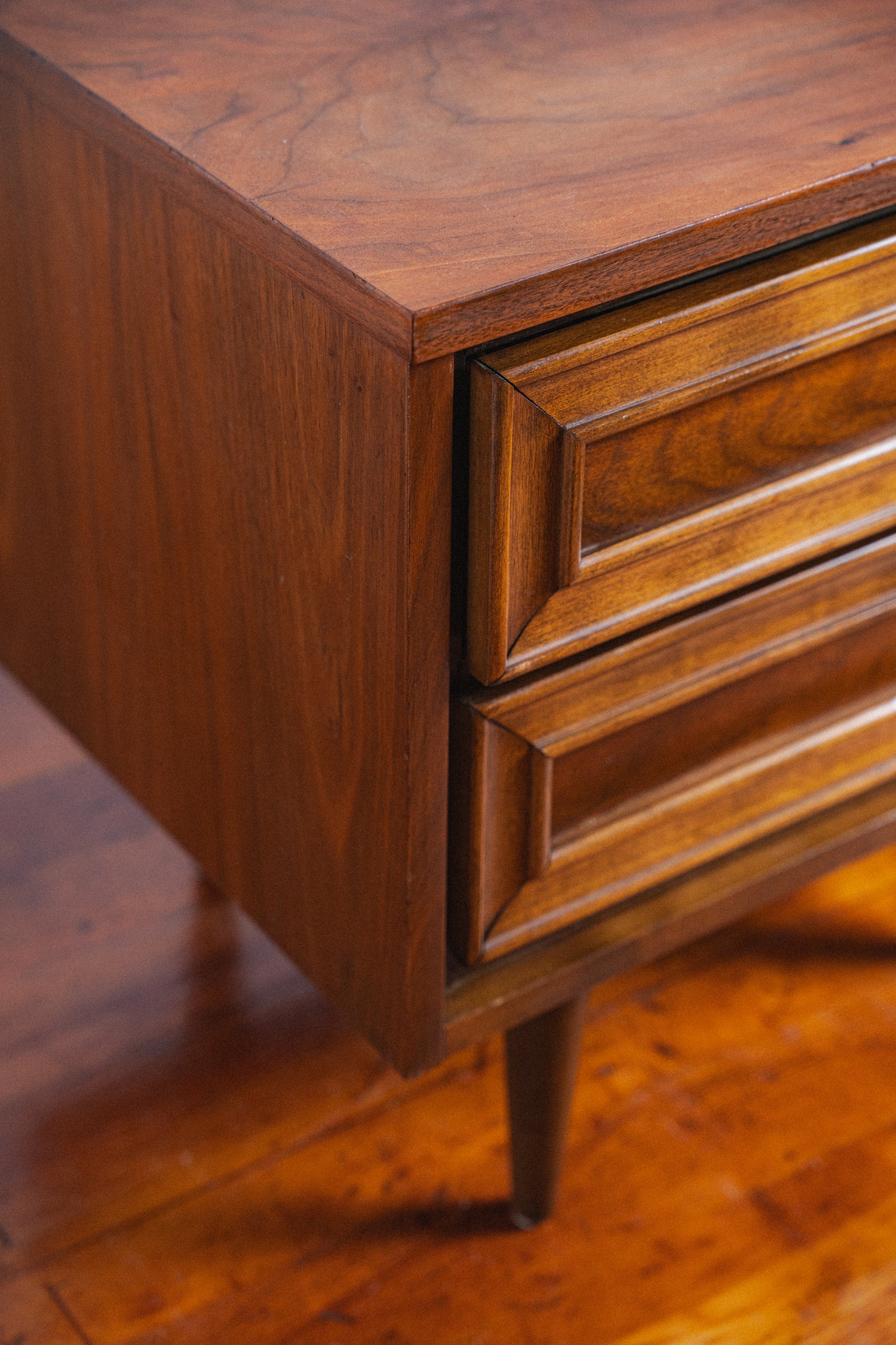Restored American Walnut Nightstands (Pair)