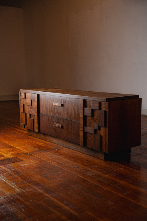 "Staccato" Brutalist Sideboard/Dresser by Lane
