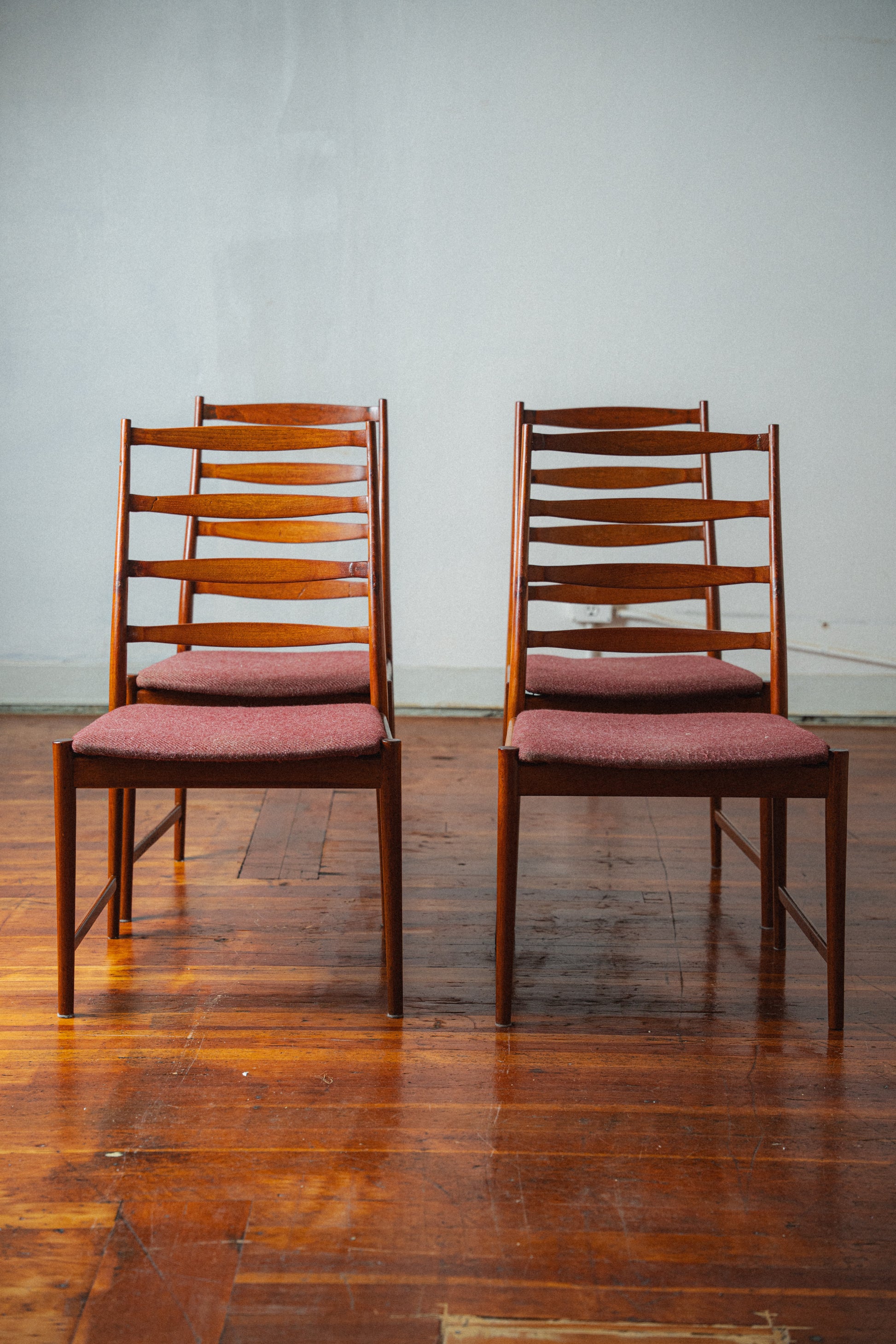 Danish Teak Dining Chairs by Arne Vodder for Vamo Sønderborg (Set of 4)