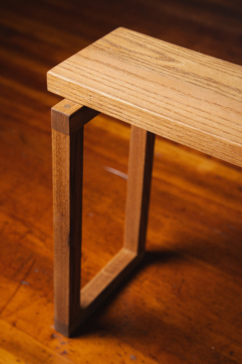 Oak Entryway Bench by Ara Suhaldonik