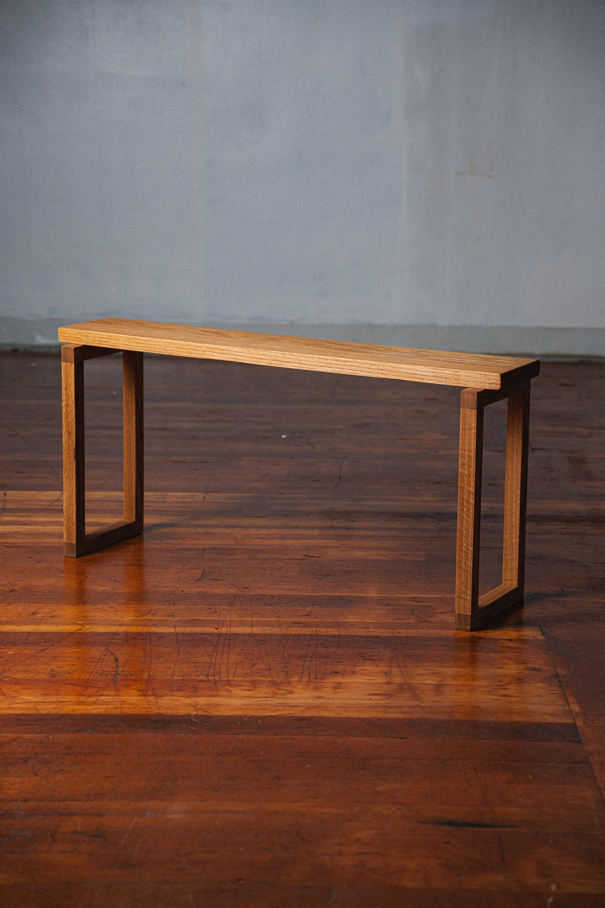 Oak Entryway Bench by Ara Suhaldonik