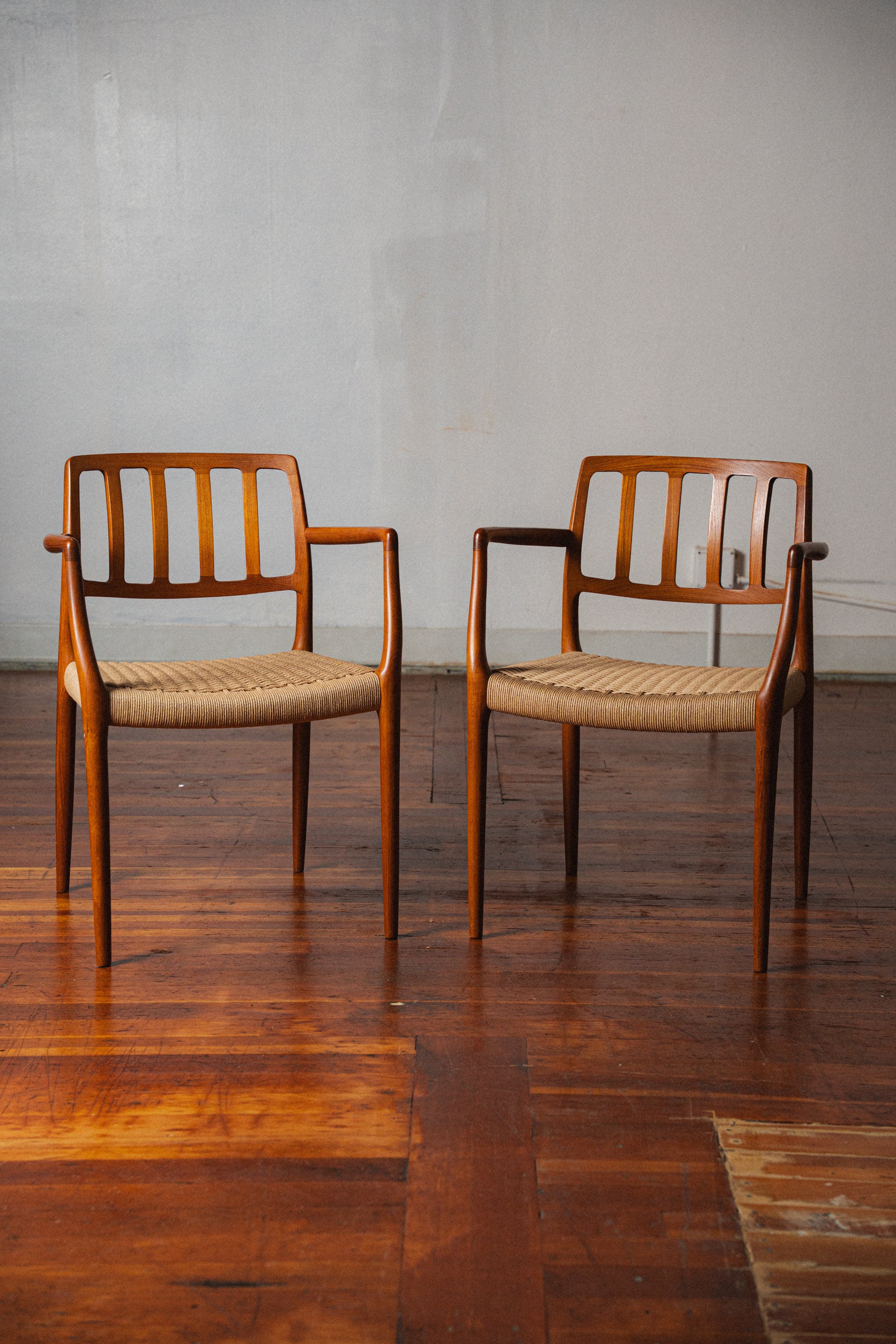 Model 66 Armchairs (Pair) by Niels Otto Møller