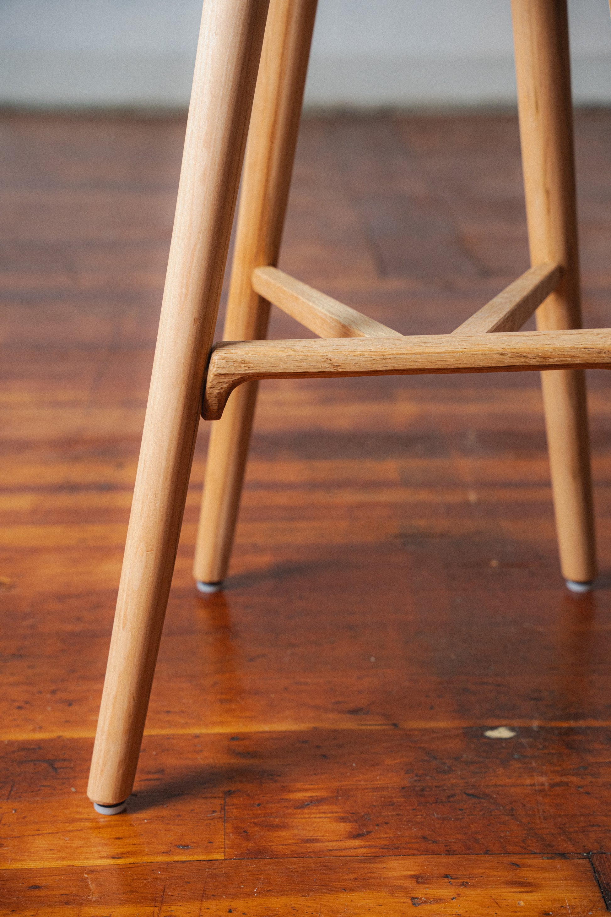 Red Oak & Maple Bar Stools by Michael Clyde