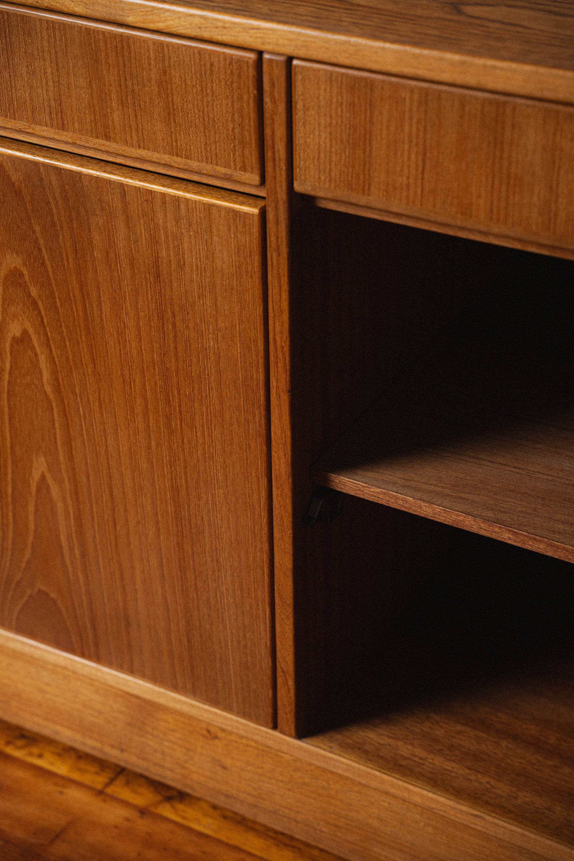 Danish Teak Sideboard Credenza