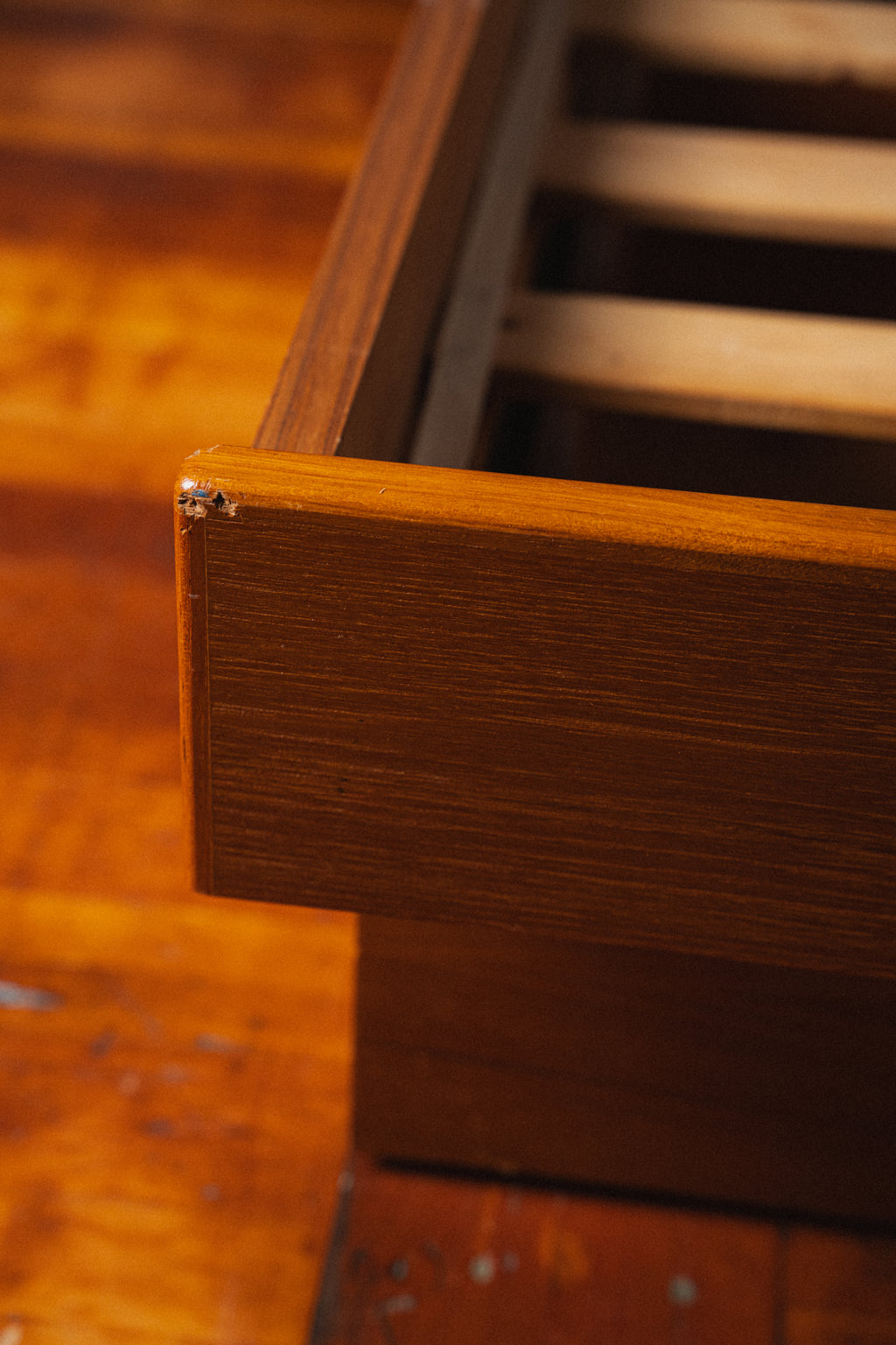 Danish Teak Queen Bed w/ Nightstands by Scan Design