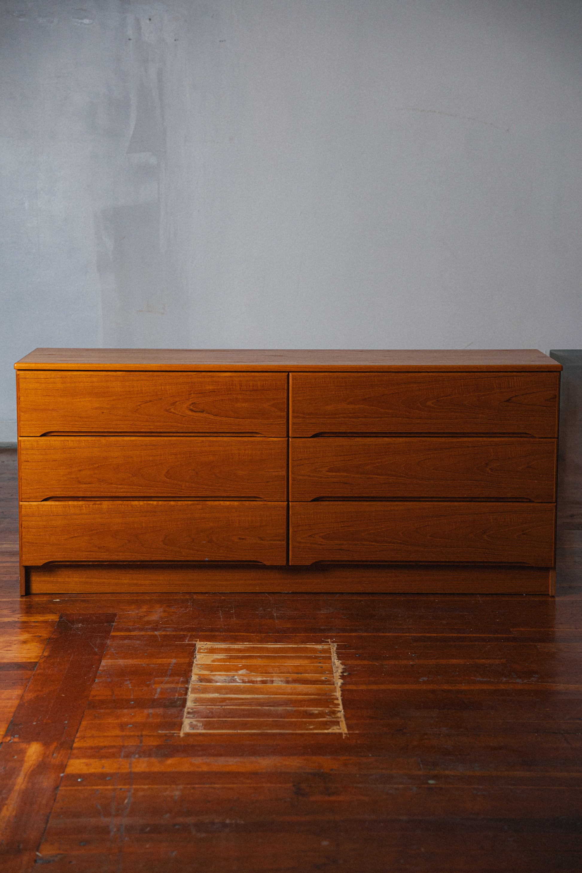 Danish Teak 6-Drawer Dresser
