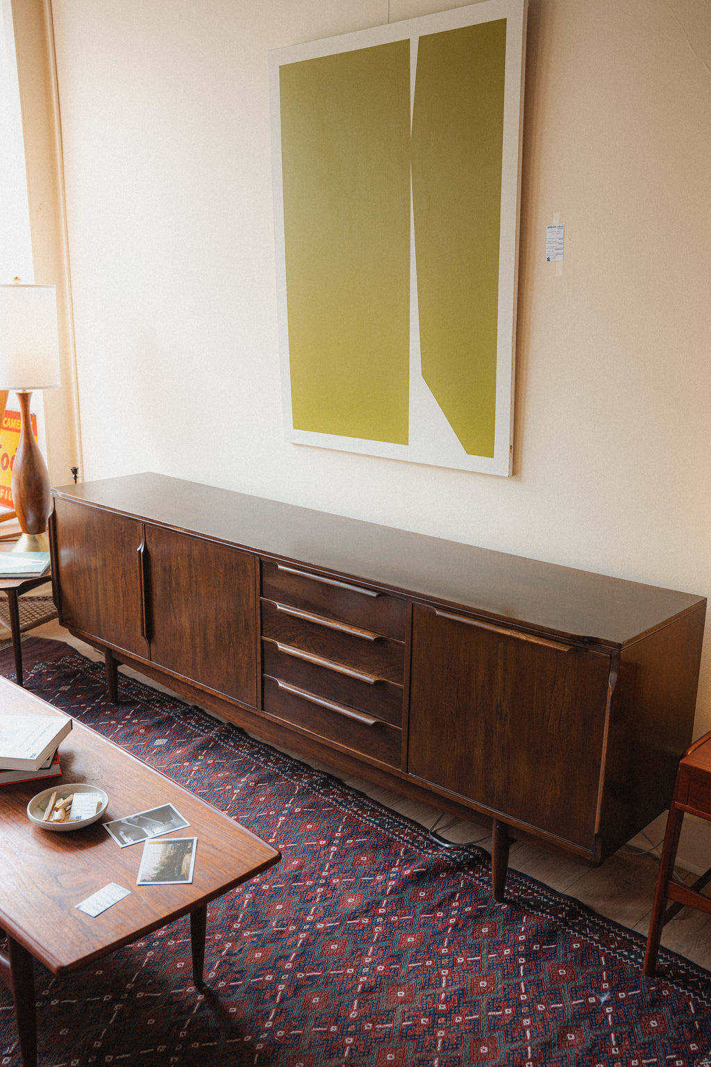 British Walnut Sideboard/Credenza by G-Plan