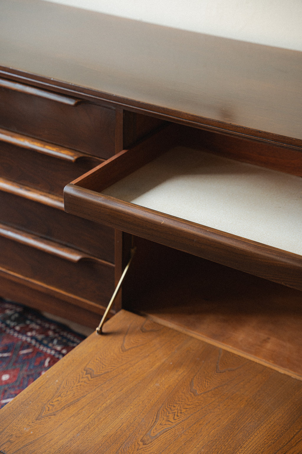 British Walnut Sideboard/Credenza by G-Plan