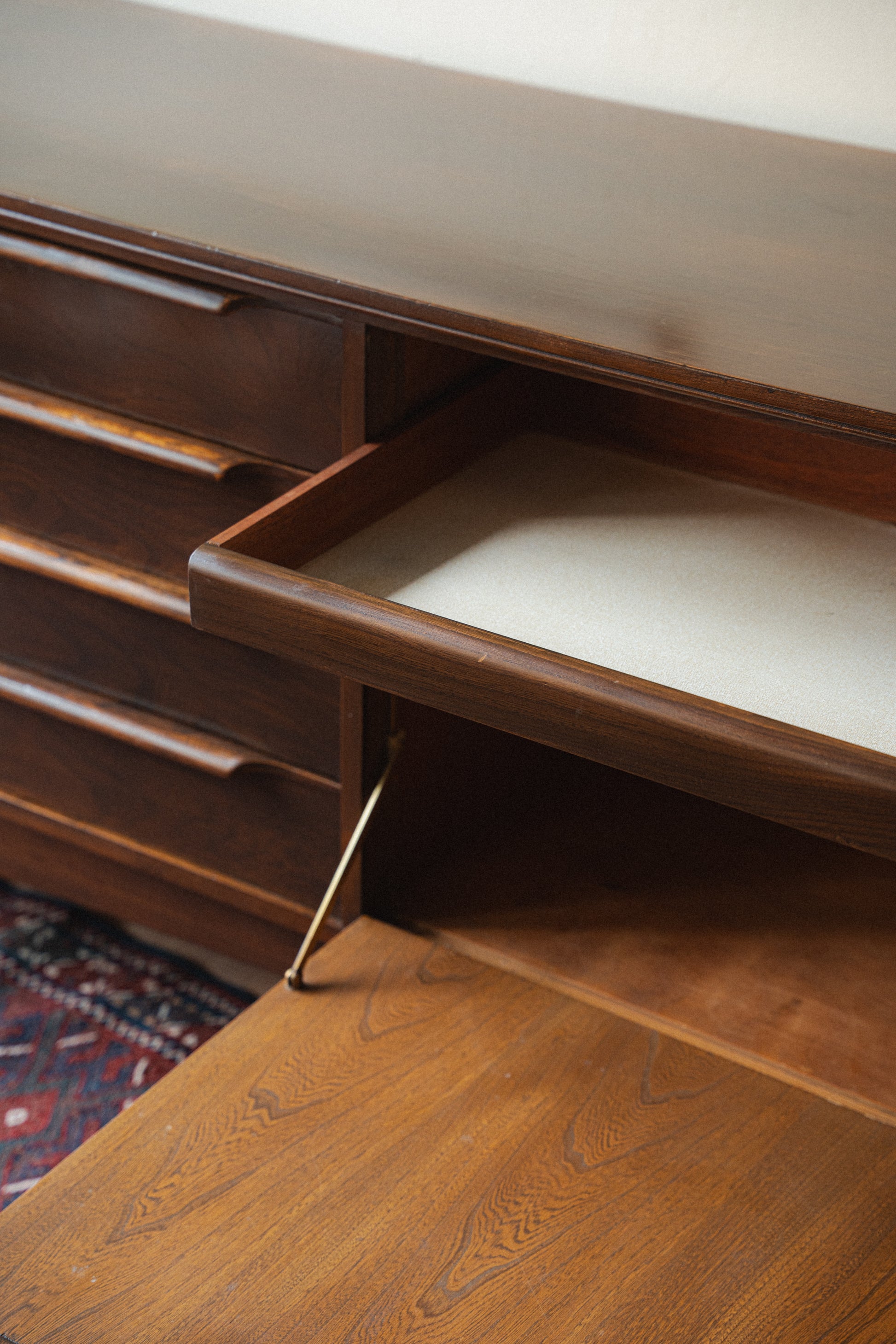 British Walnut Sideboard/Credenza by G-Plan