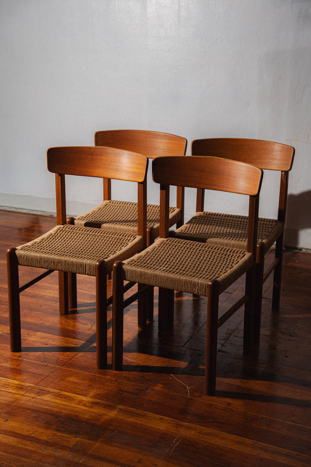 Danish Paper Corded Dining Chairs
