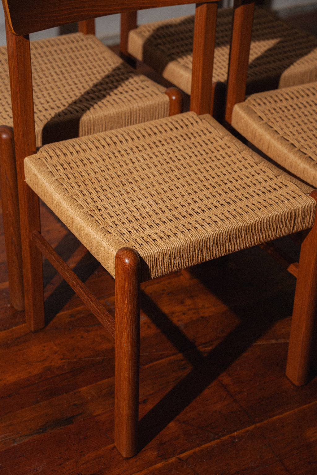 Danish Paper Corded Dining Chairs