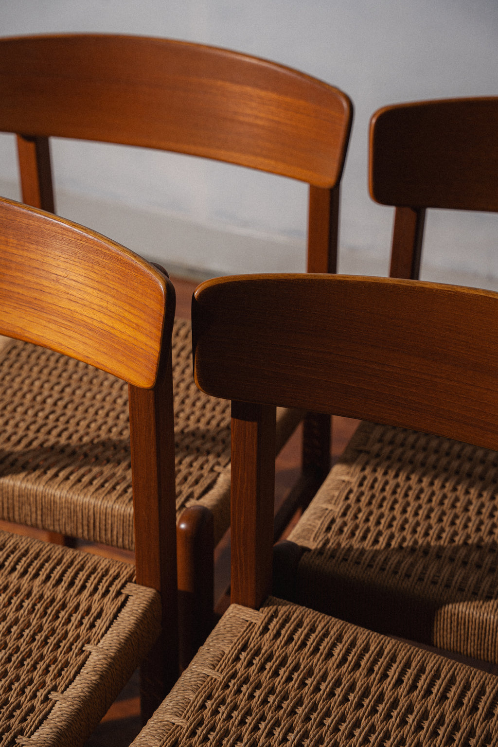 Danish Paper Corded Dining Chairs