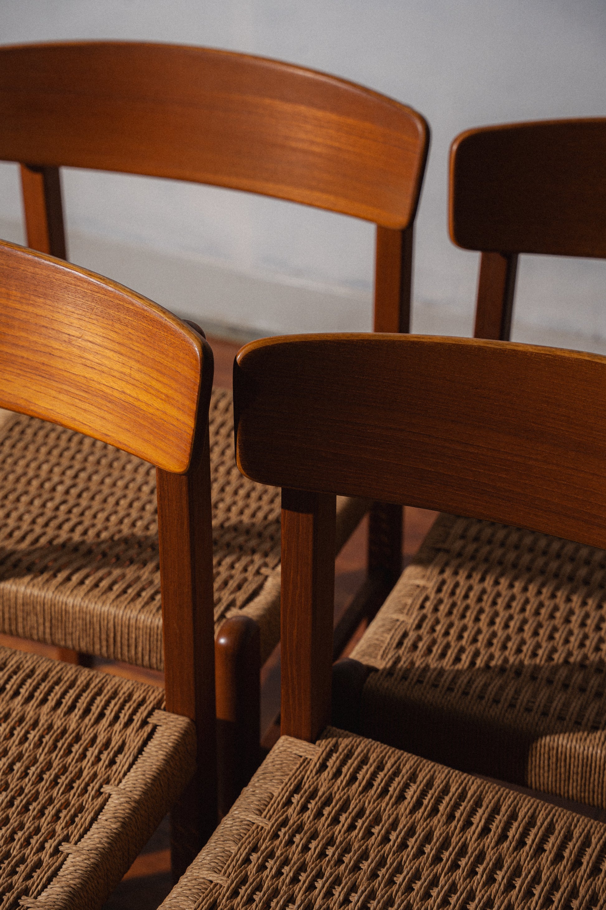 Danish Paper Corded Dining Chairs