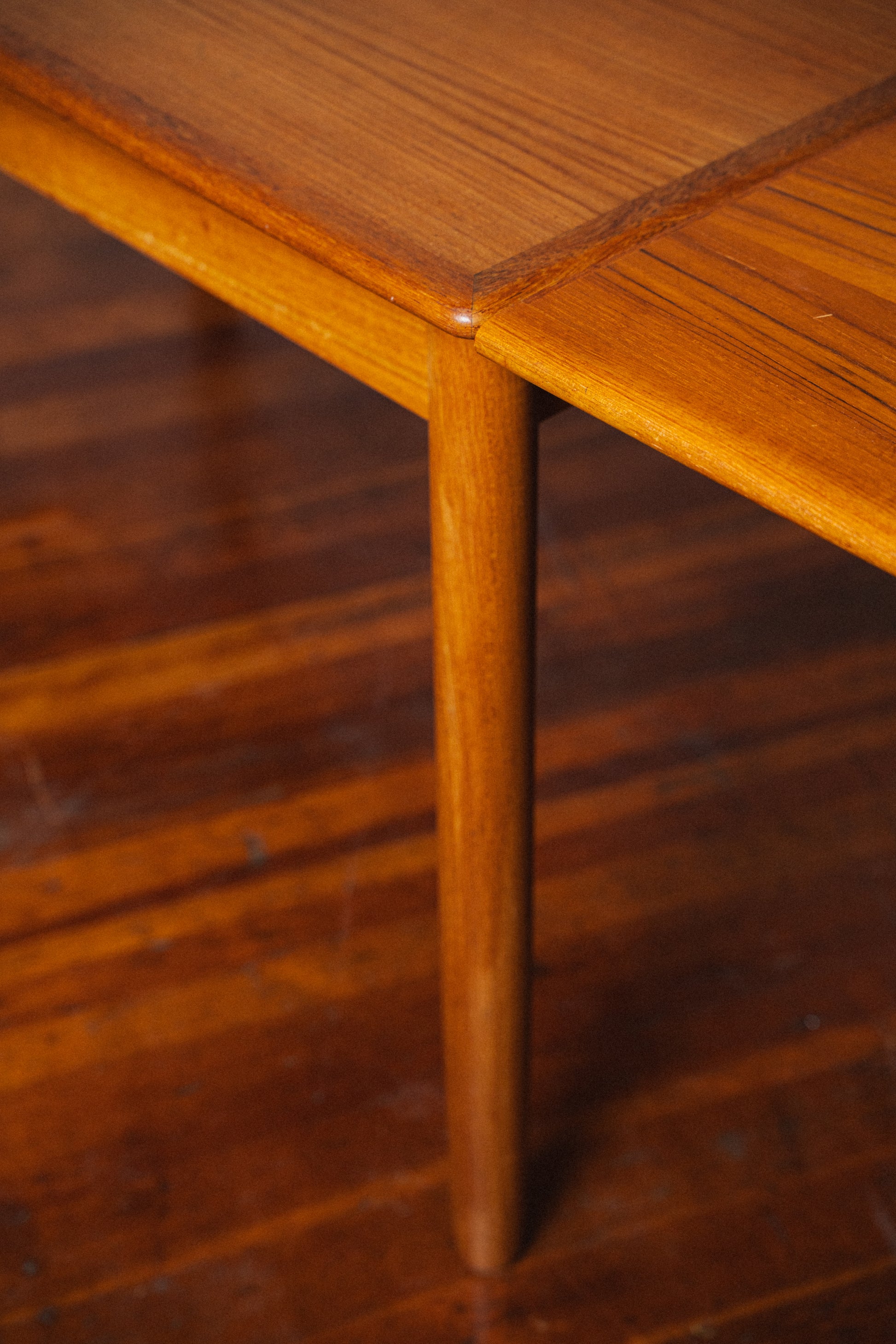 Danish Teak Nested-Leaf Dining Table