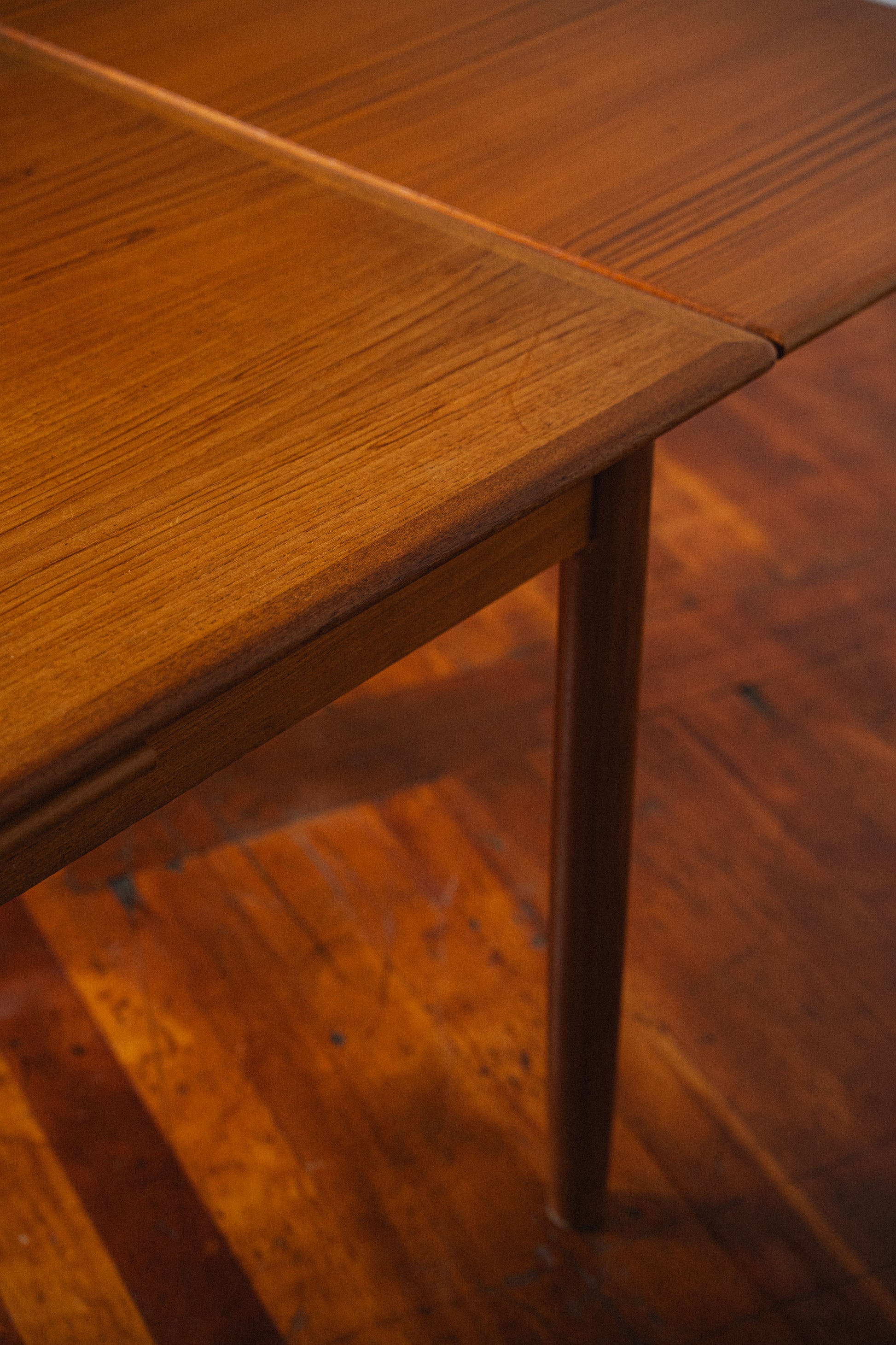 Danish Teak Nested-Leaf Dining Table