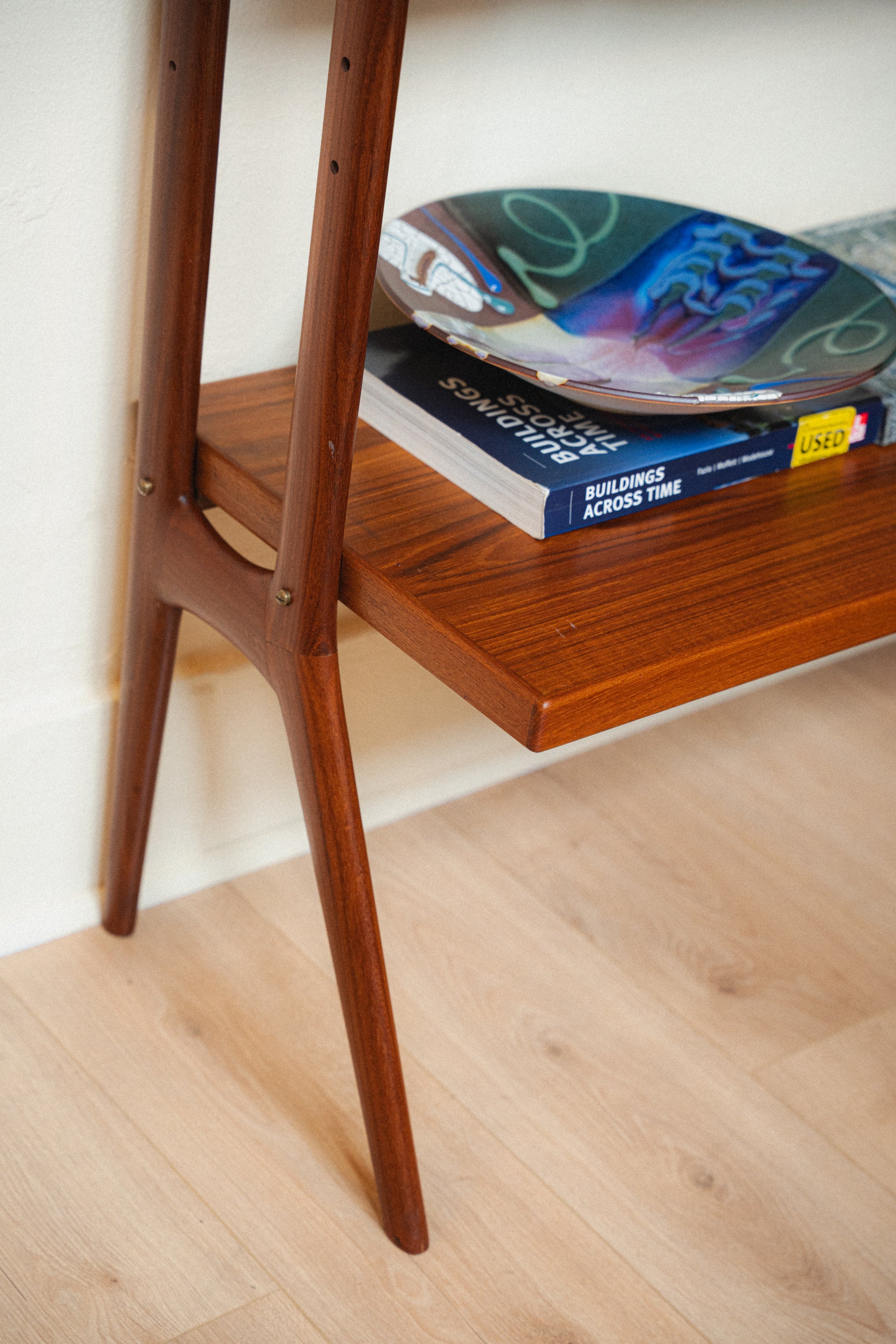 2-Bay Free-Standing Teak Wall Unit by Kurt Ostervig