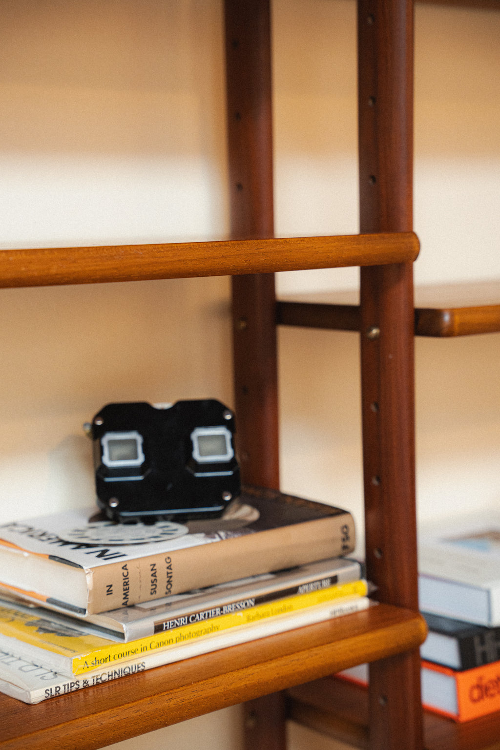 2-Bay Free-Standing Teak Wall Unit by Kurt Ostervig