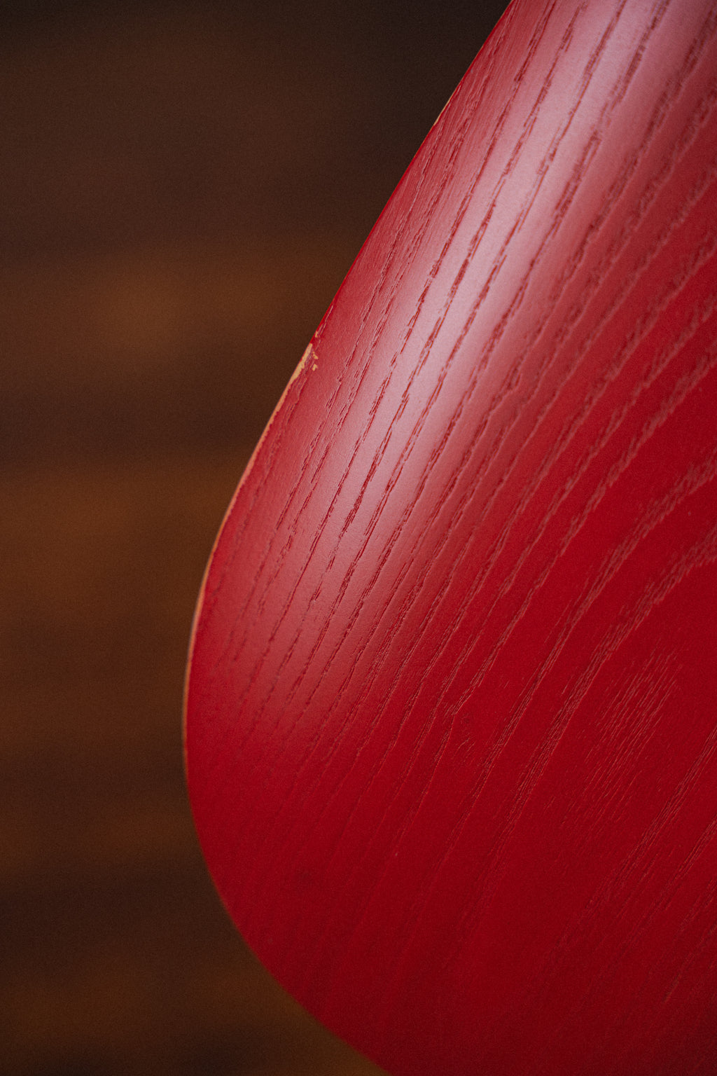 Red Eames LCW by Charles and Ray Eames for Herman Miller