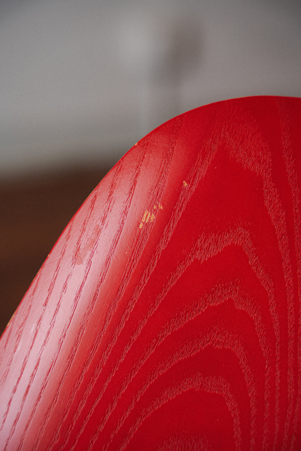 Red Eames LCW by Charles and Ray Eames for Herman Miller