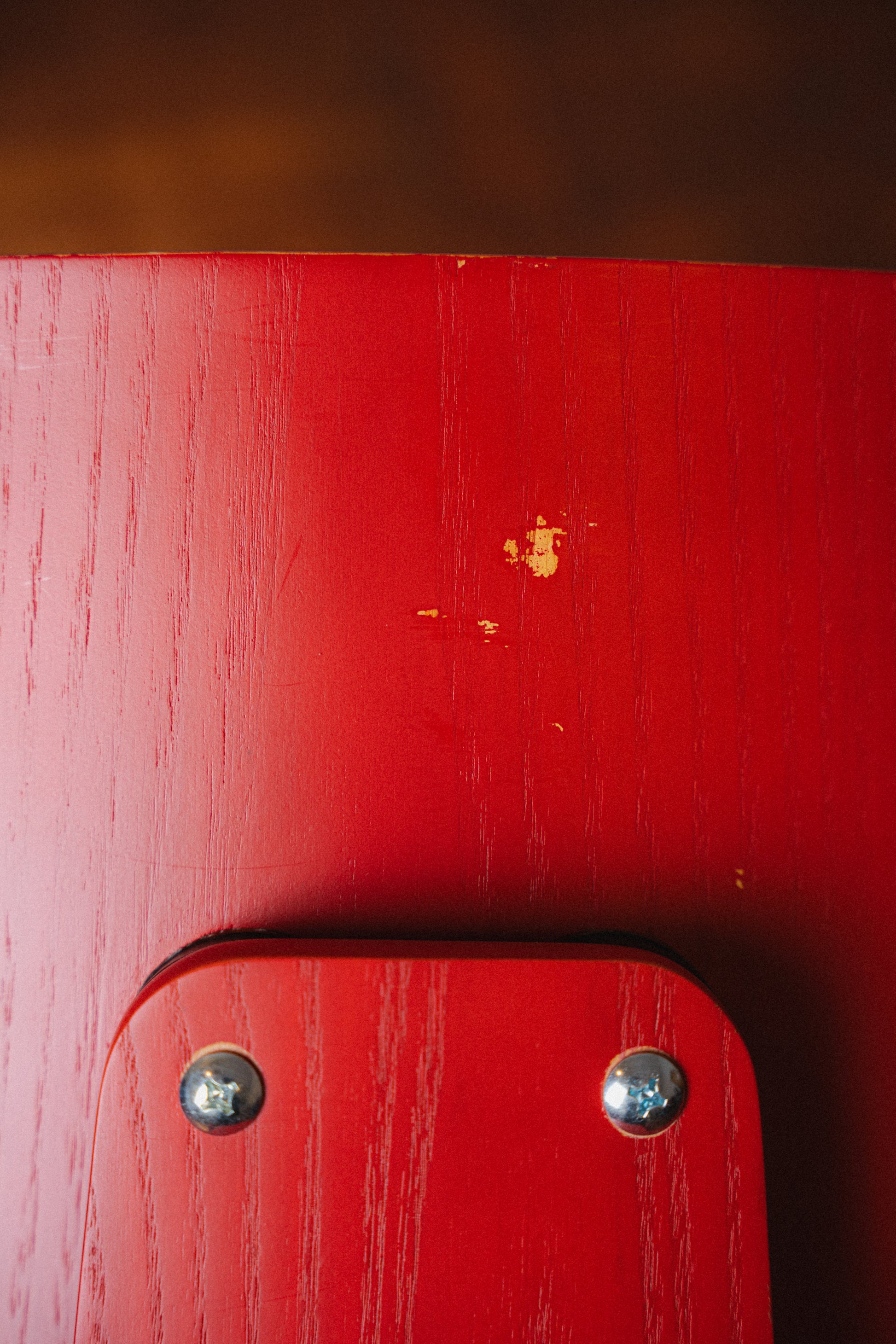 Red Eames LCW by Charles and Ray Eames for Herman Miller