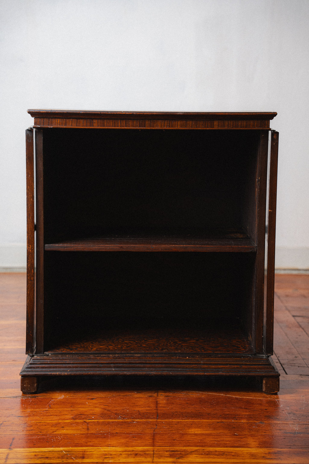 Antique Mahogany & Tiger Oak Cabinet