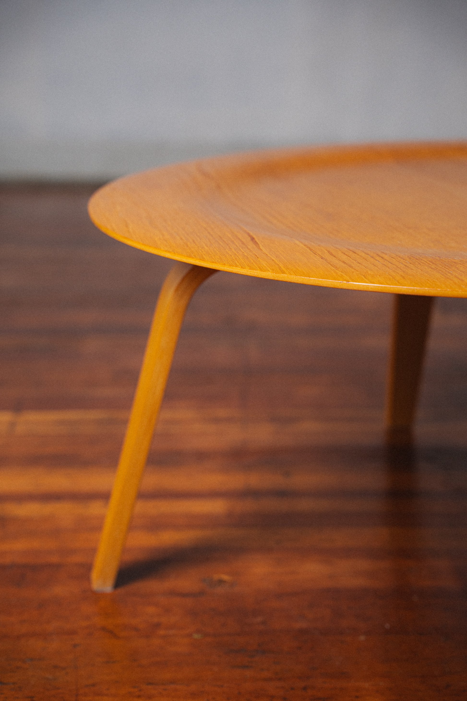 Eames Molded Plywood Coffee Table, White Ash, for Herman Miller