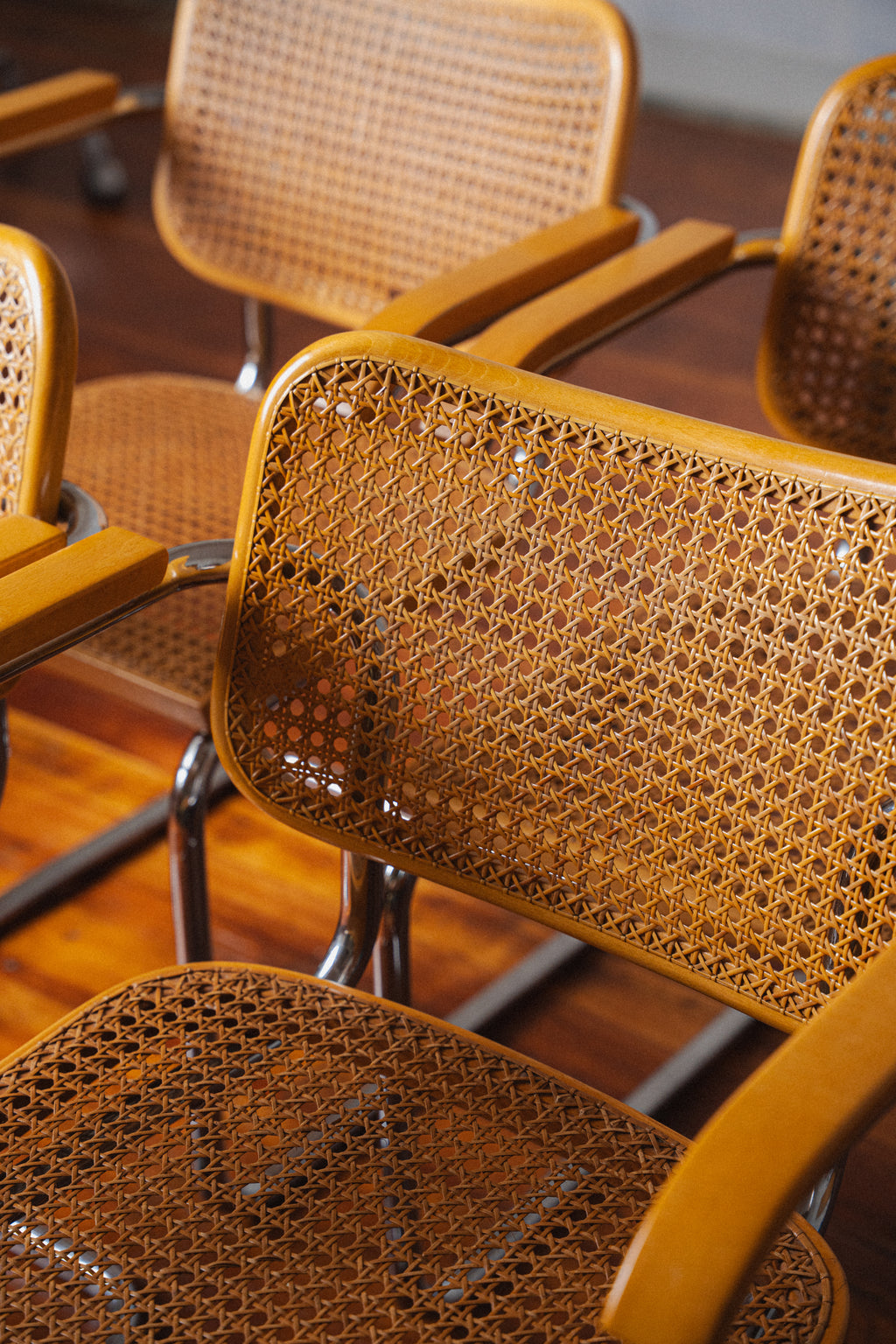 Marcel Breuer Cesca B-64 Gavina  Set of 4 Chairs