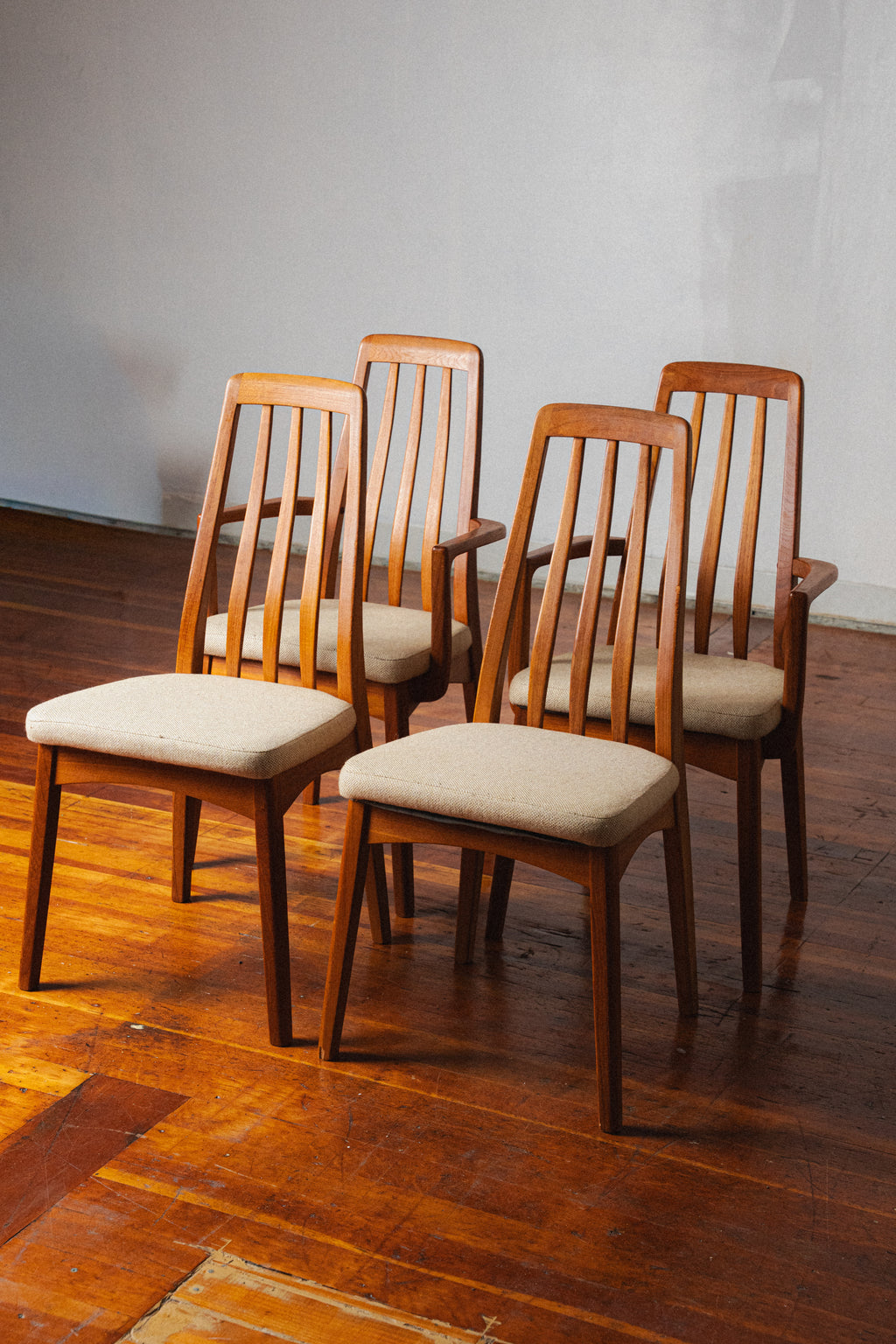 Teak Dining Chairs by Benny Linden (Set of 4)
