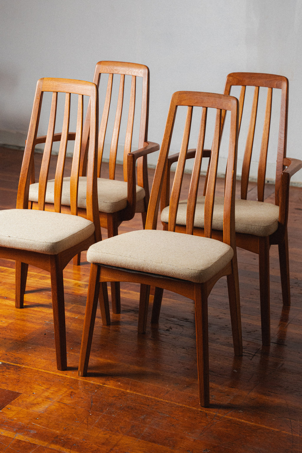 Teak Dining Chairs by Benny Linden (Set of 4)