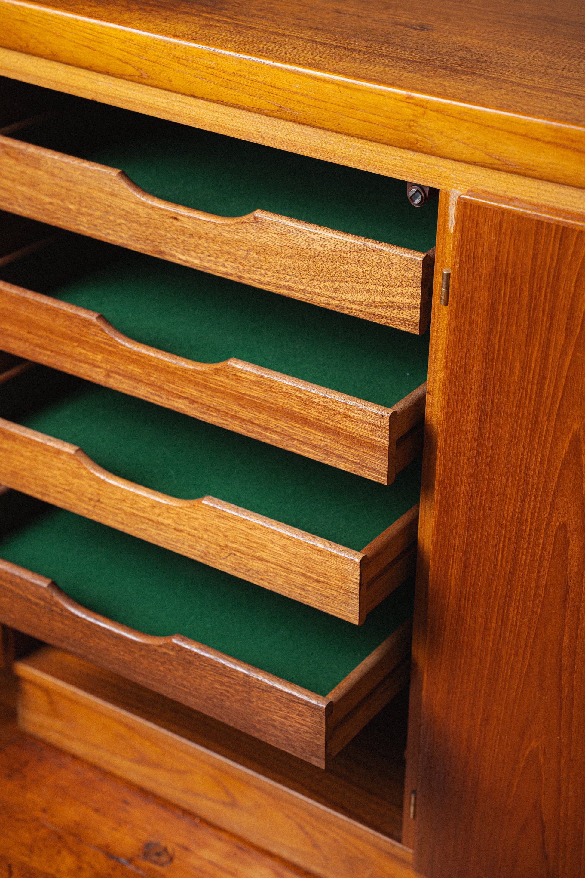 Danish Teak Credenza by Skovby