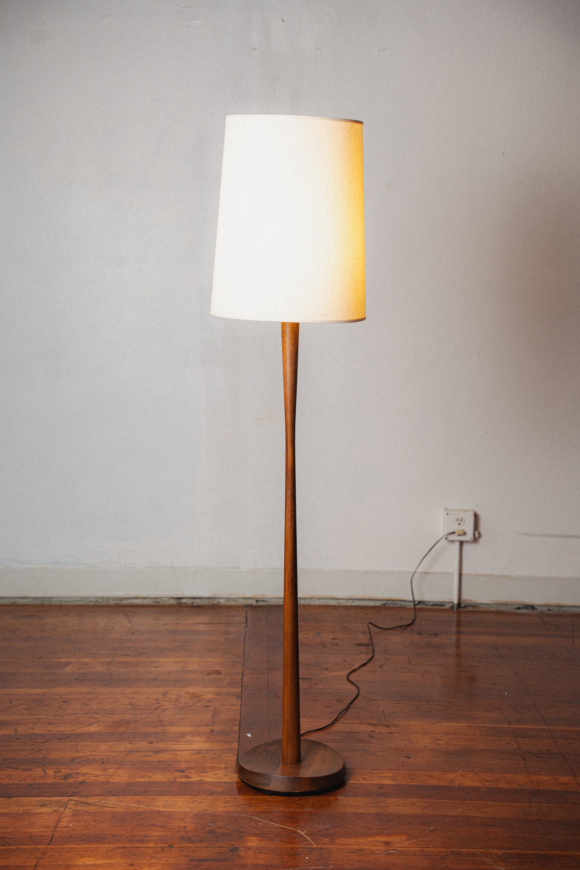 Solid Teak Floor Lamp