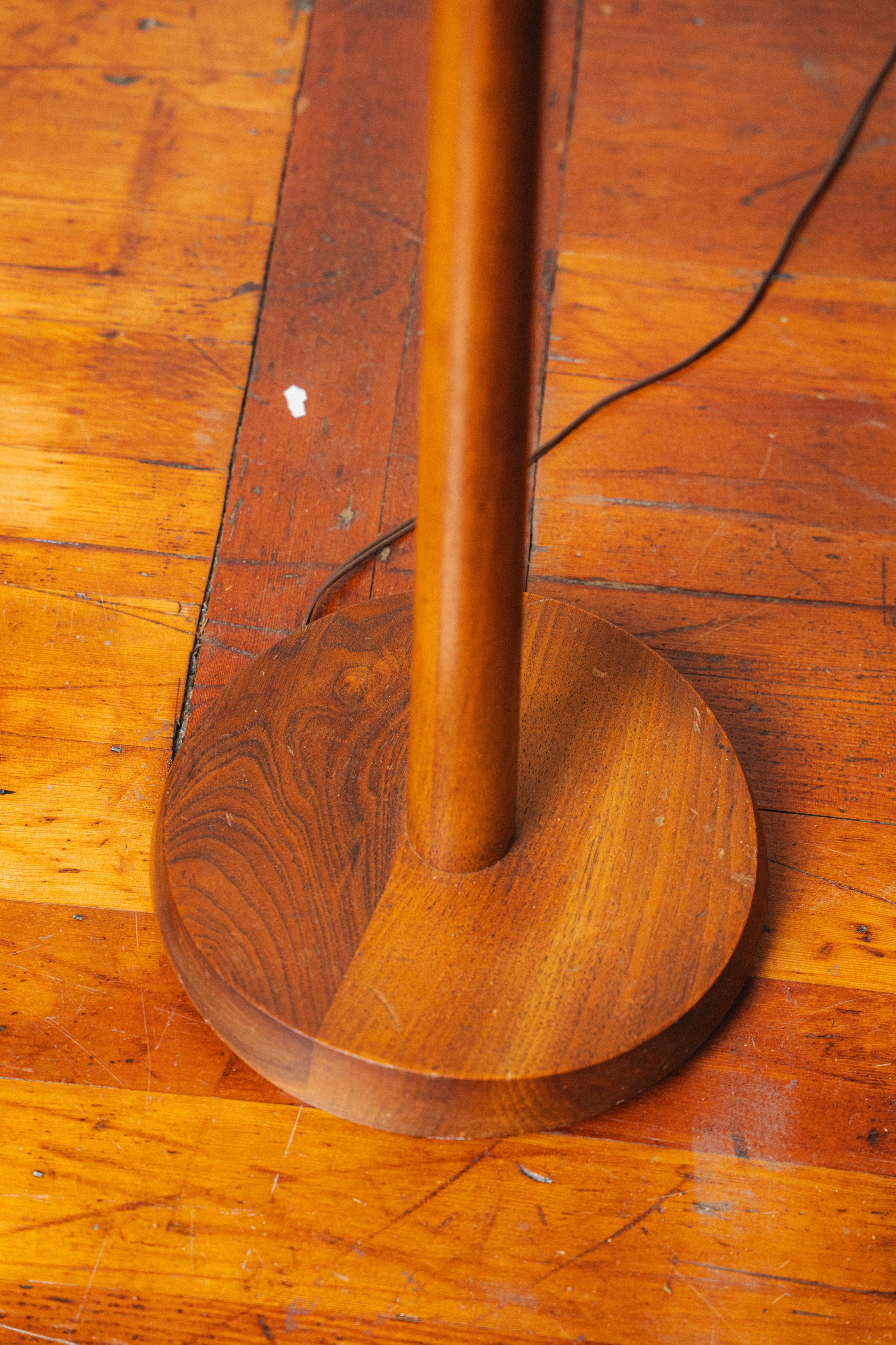 Solid Teak Floor Lamp