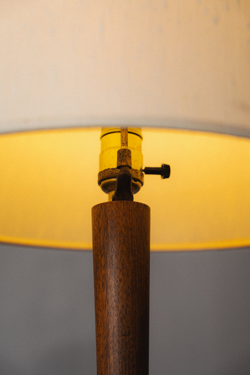 Solid Teak Floor Lamp