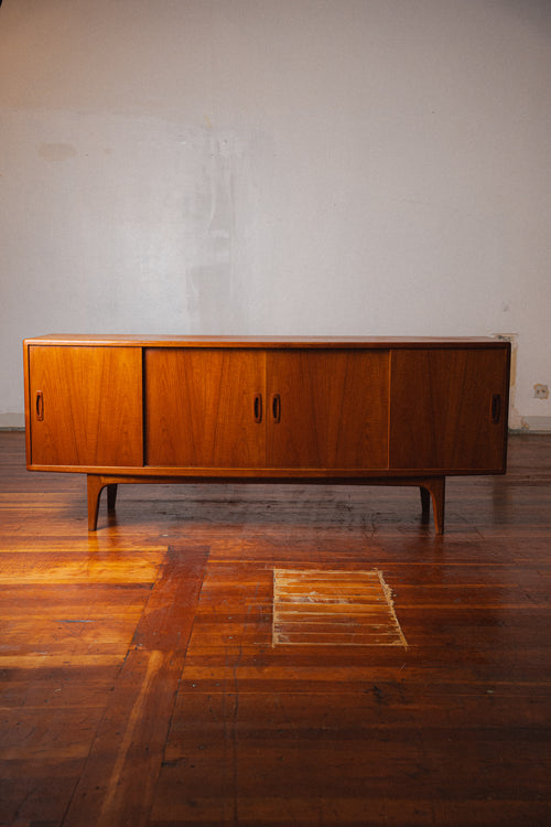 Danish Teak Credenza by H.P. Hansen Møbelindustrie
