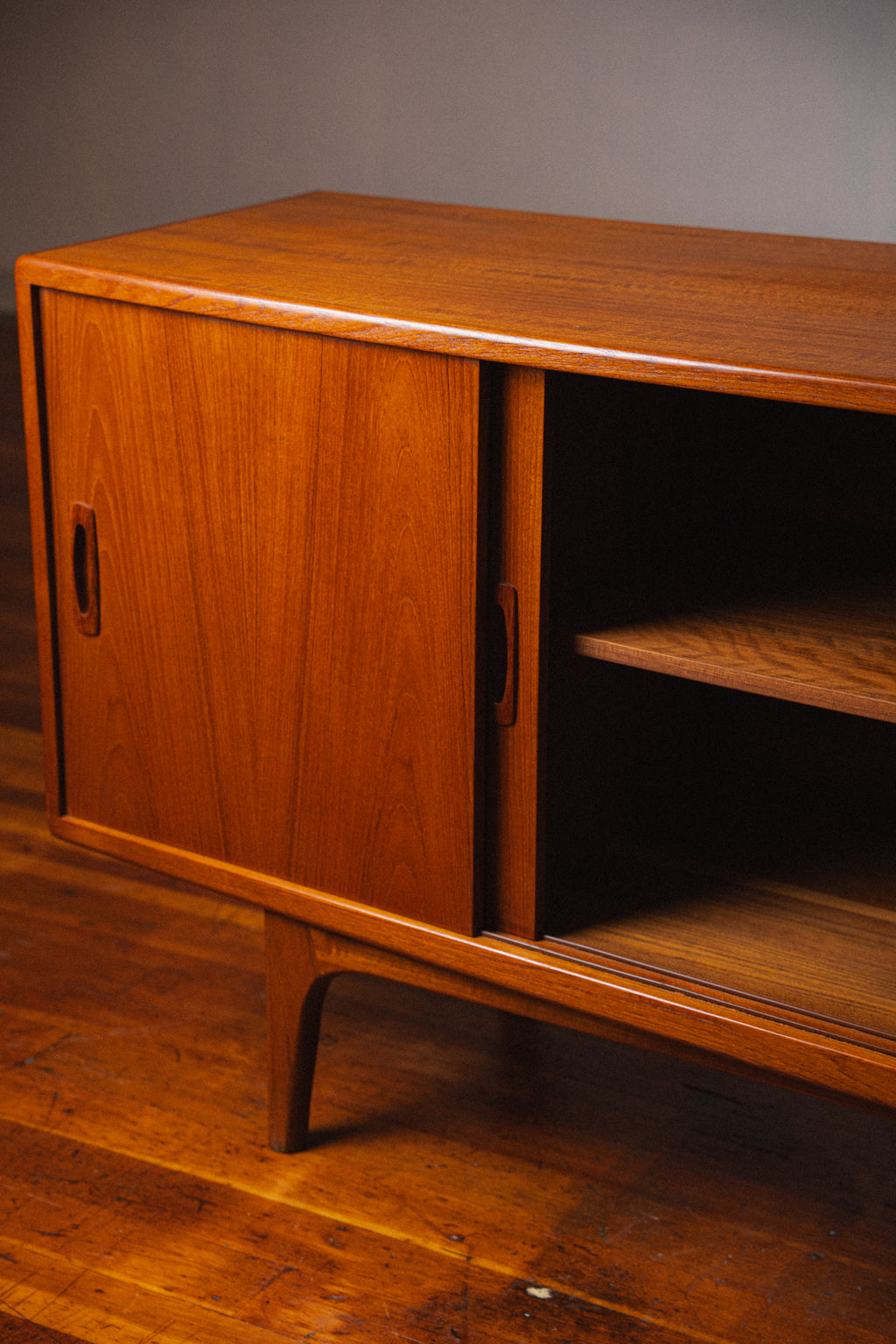 Danish Teak Credenza by H.P. Hansen Møbelindustrie