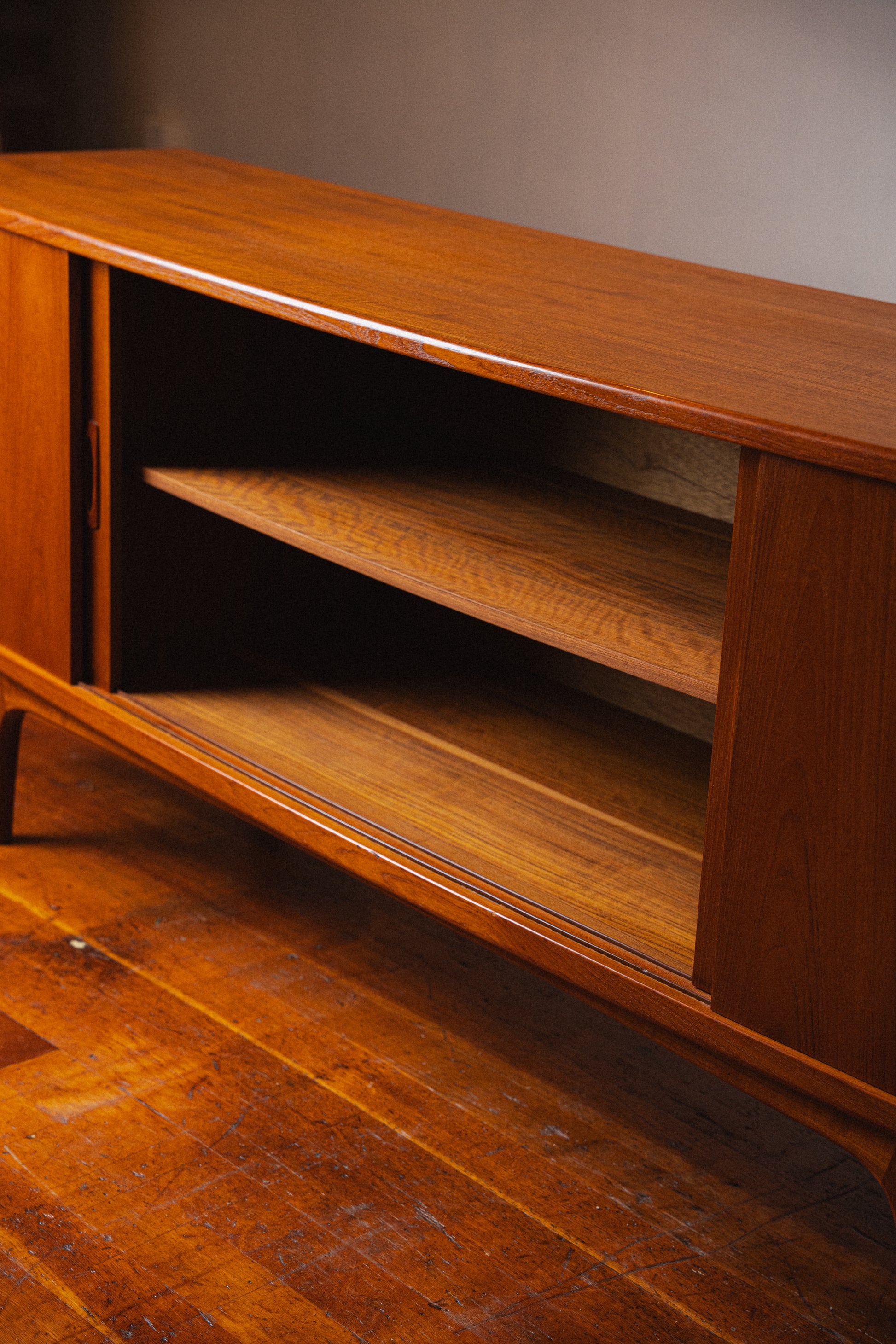 Danish Teak Credenza by H.P. Hansen Møbelindustrie