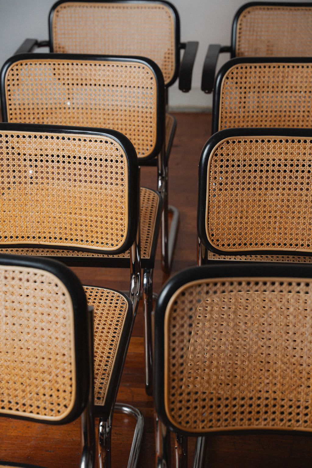 Cesca-Style Chairs, Set of 8
